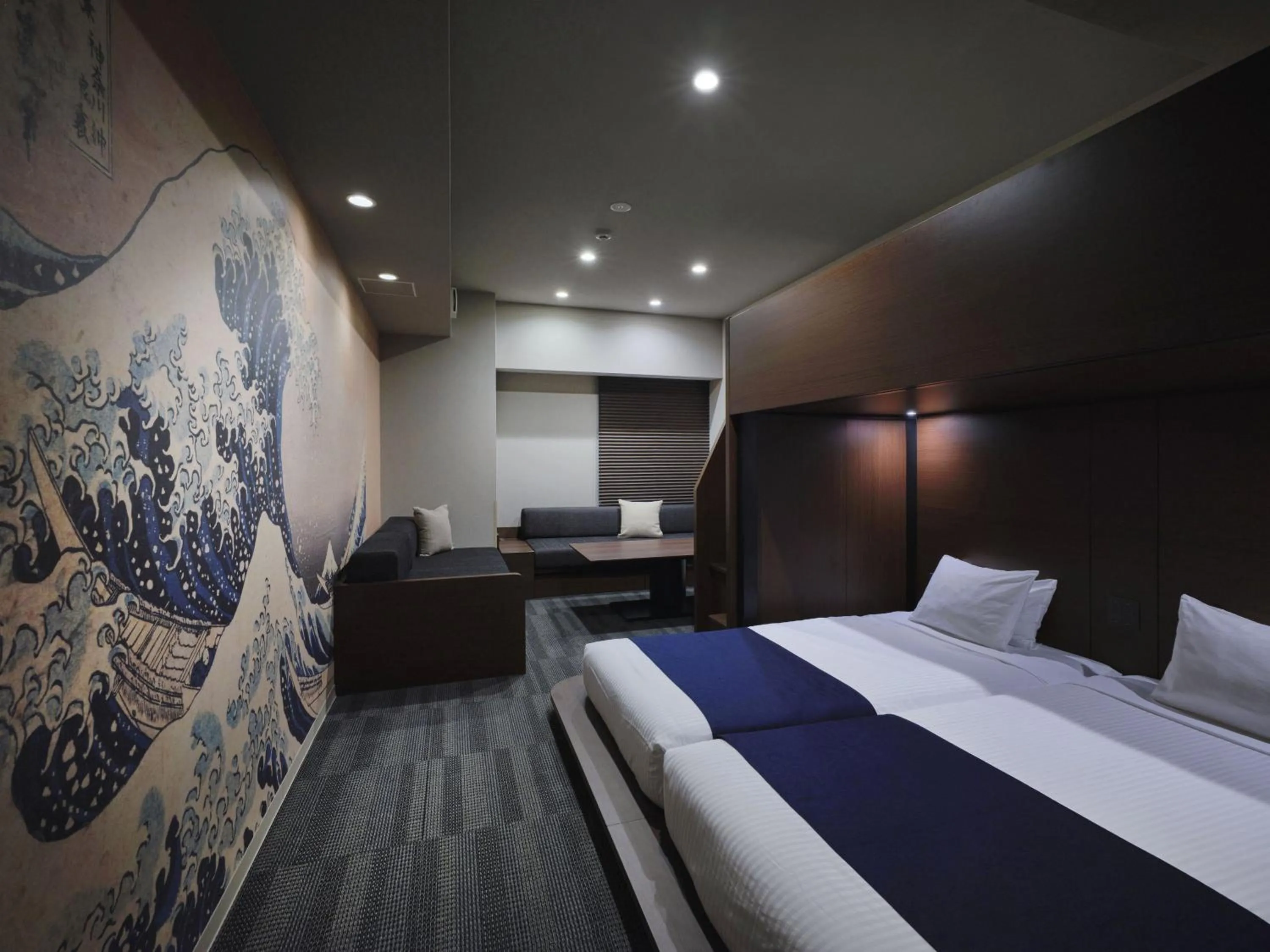 Bed in MONday Apart Ueno Shinokachimachi