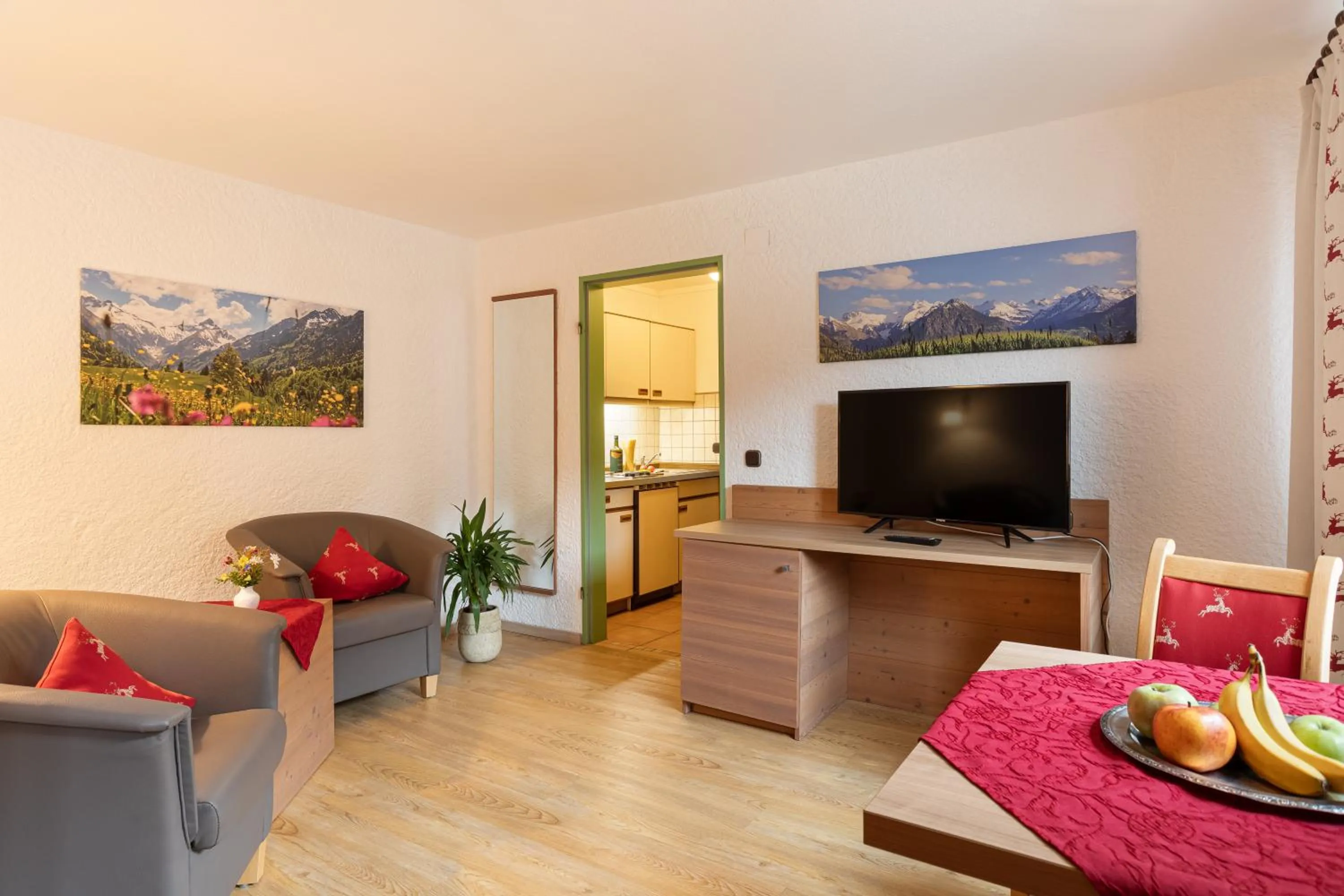 Kitchen or kitchenette in Familien- und Wellnesshotel "Landhaus Viktoria"