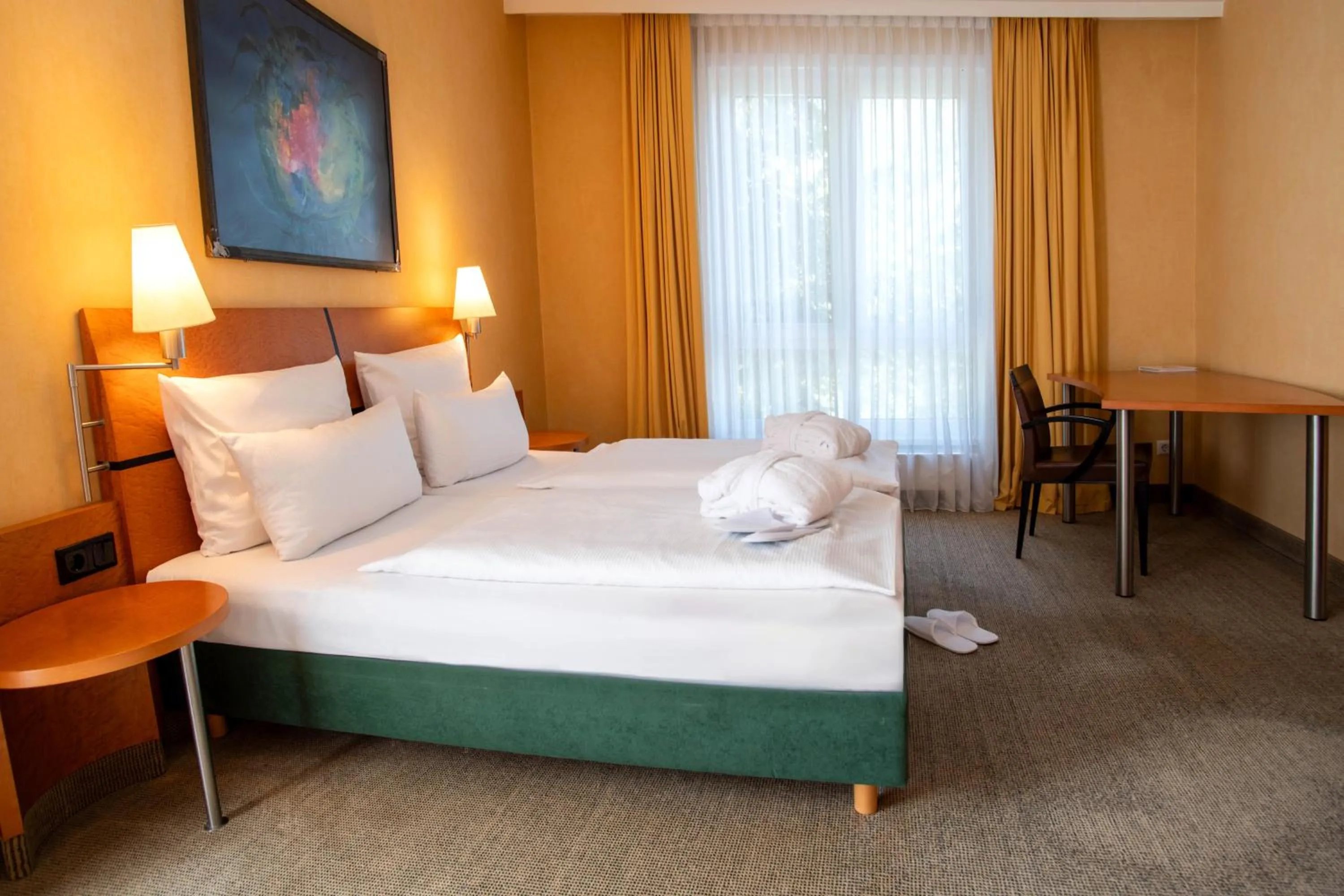 Bedroom, Bed in Best Western Premier Airporthotel Berlin