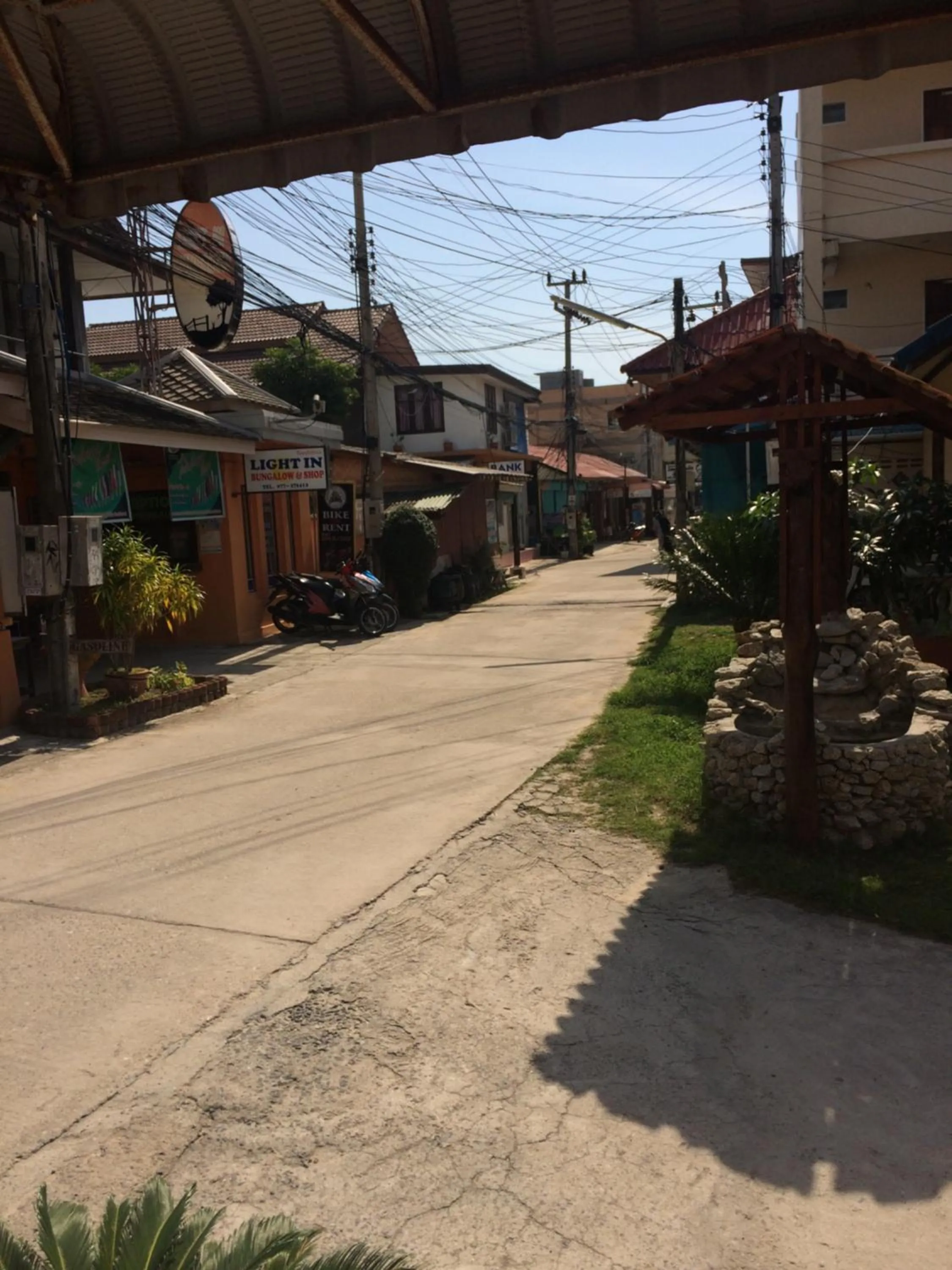 Street view in Suksabai Resort