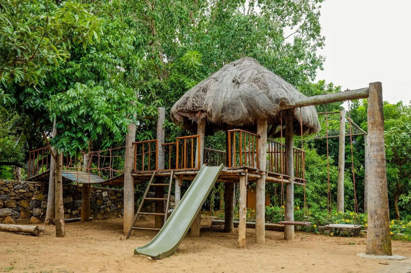 Children play ground in My Village - Eco Rural Resort