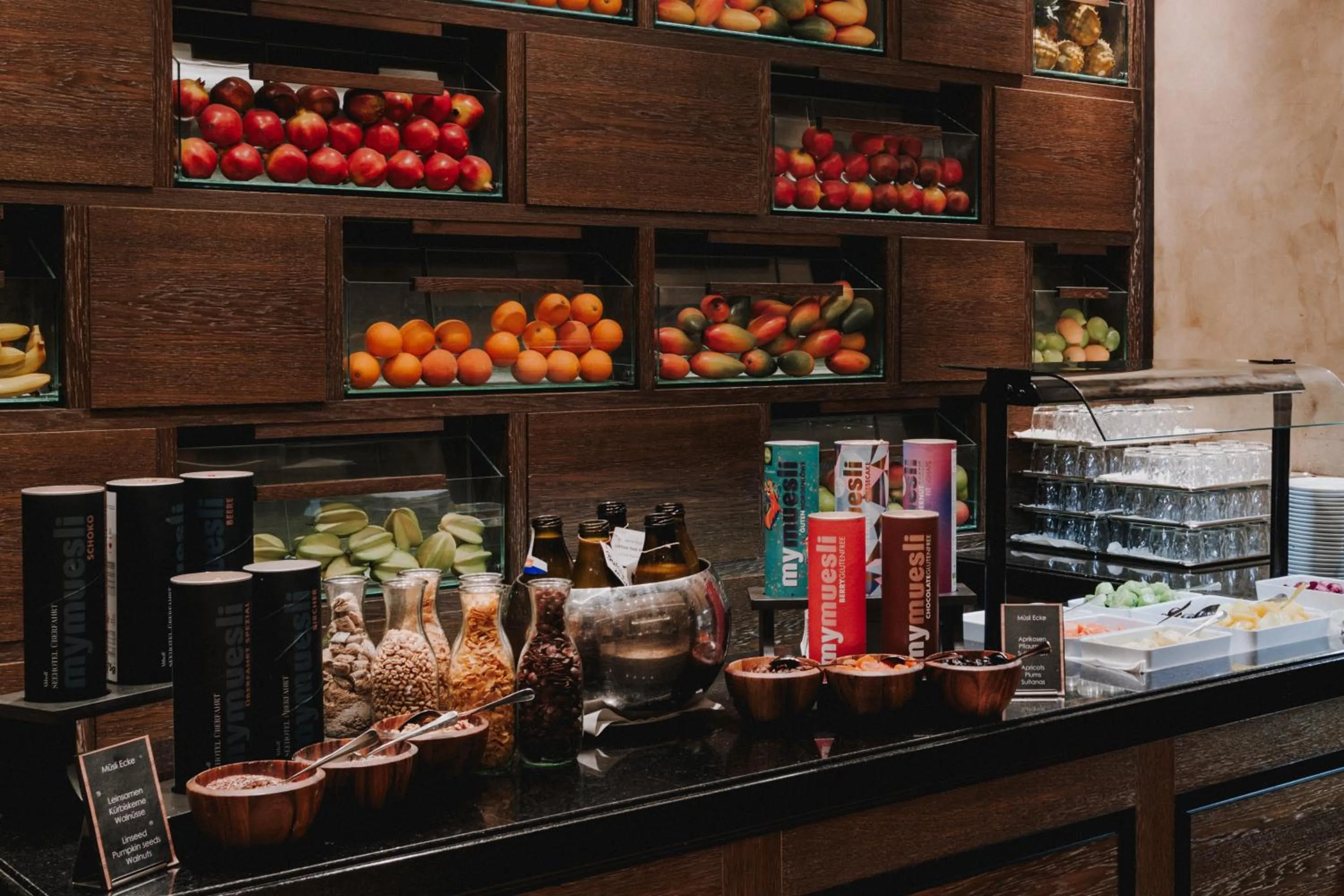Buffet breakfast in Althoff Seehotel Überfahrt