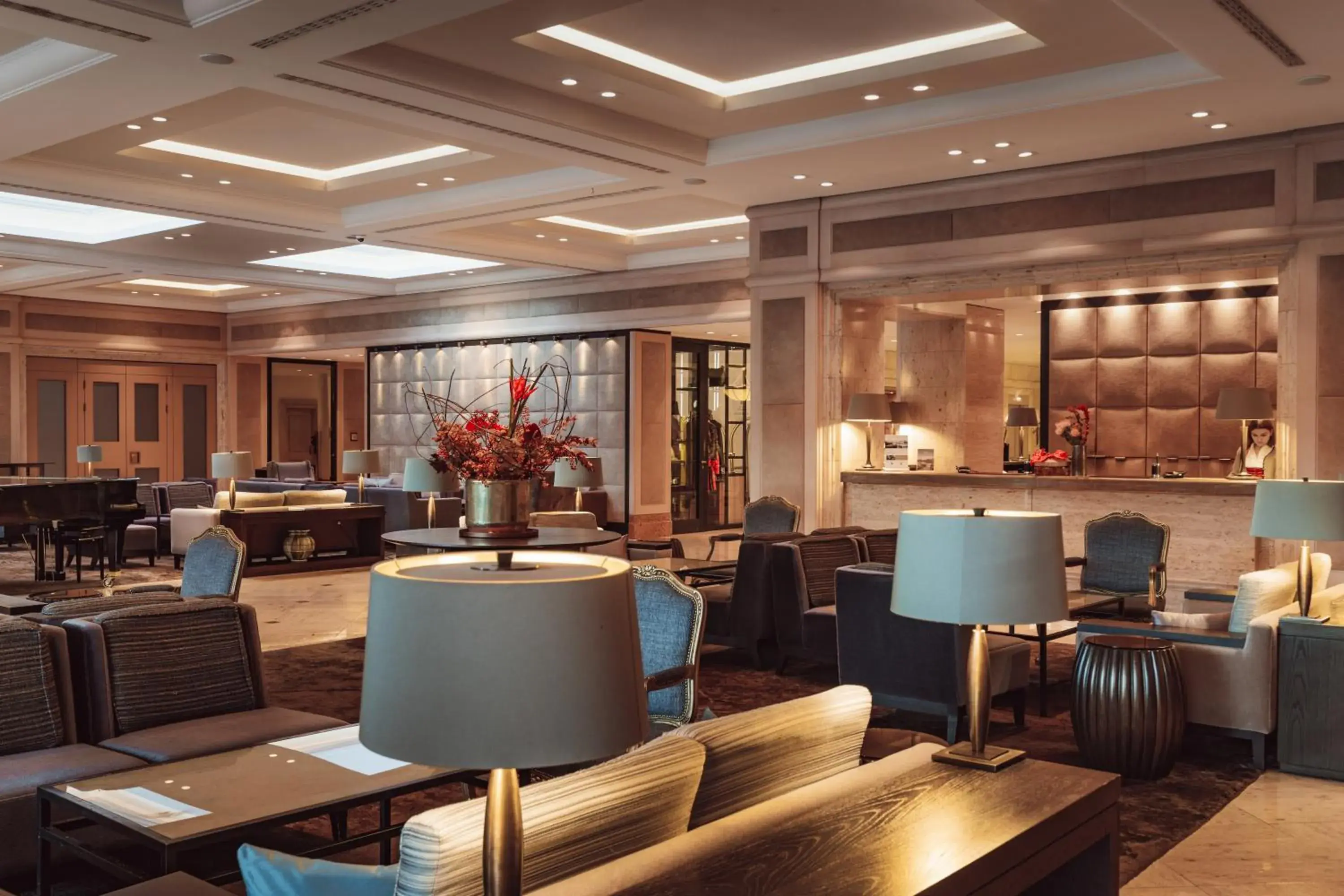 Lobby or reception in Althoff Seehotel Überfahrt Lobby or reception in Althoff Seehotel Überfahrt