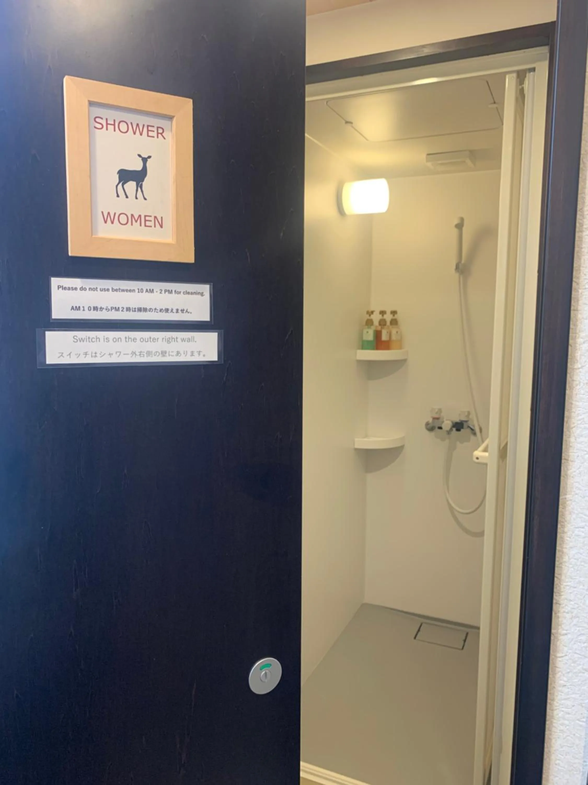 Shower in Hilo Hostel