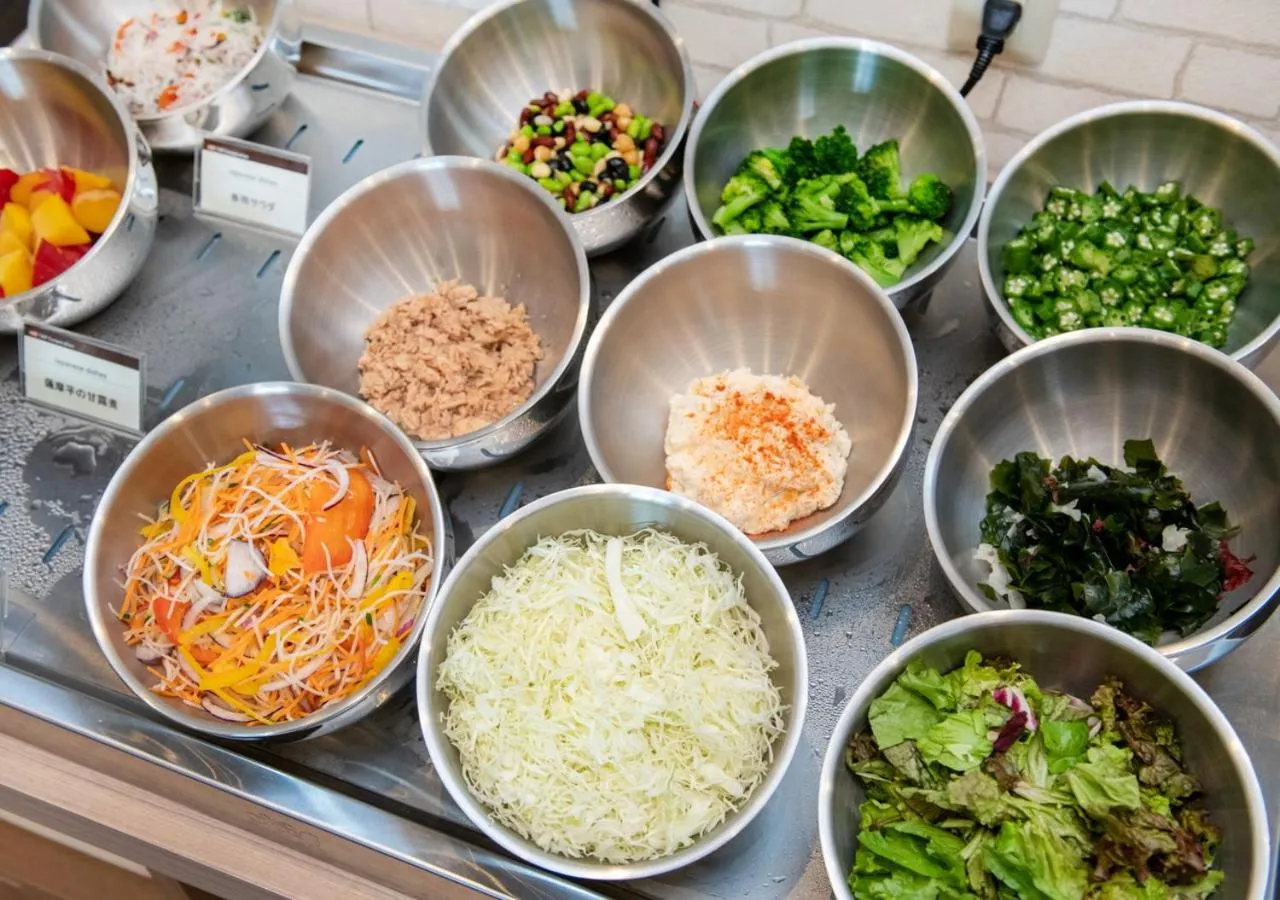 Buffet breakfast in APA Hotel Fukuoka Tenjin Nishi