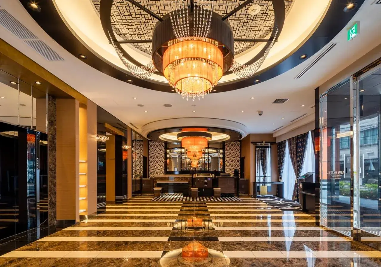 Lobby or reception in APA Hotel Fukuoka Tenjin Nishi Lobby or reception in APA Hotel Fukuoka Tenjin Nishi