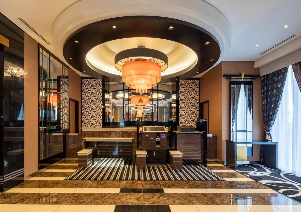 Lobby or reception in APA Hotel Fukuoka Tenjin Nishi Lobby or reception in APA Hotel Fukuoka Tenjin Nishi