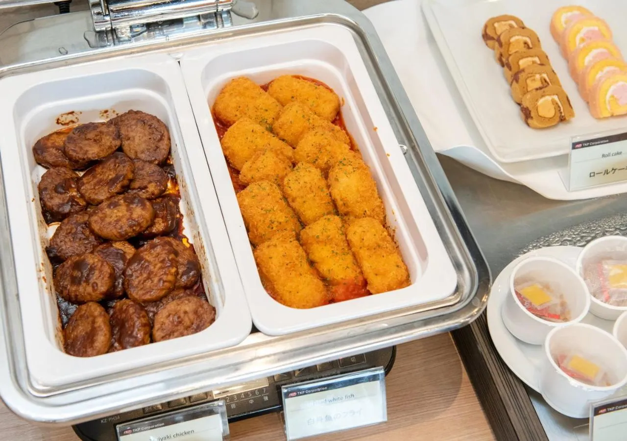 Buffet breakfast in APA Hotel Fukuoka Tenjin Nishi