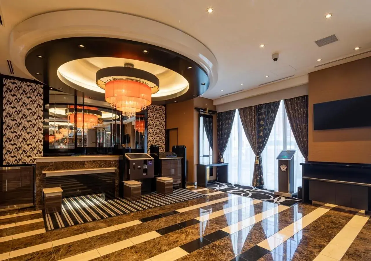 Lobby or reception in APA Hotel Fukuoka Tenjin Nishi Lobby or reception in APA Hotel Fukuoka Tenjin Nishi