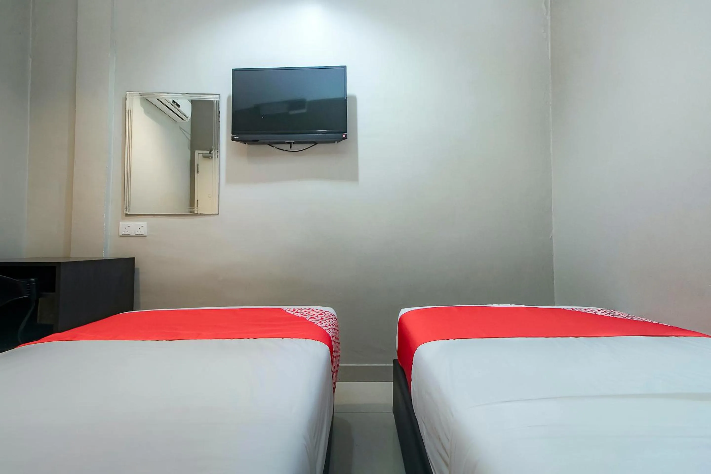 Bedroom, Bed in Hotel O Nice Stay Three Six Five Services