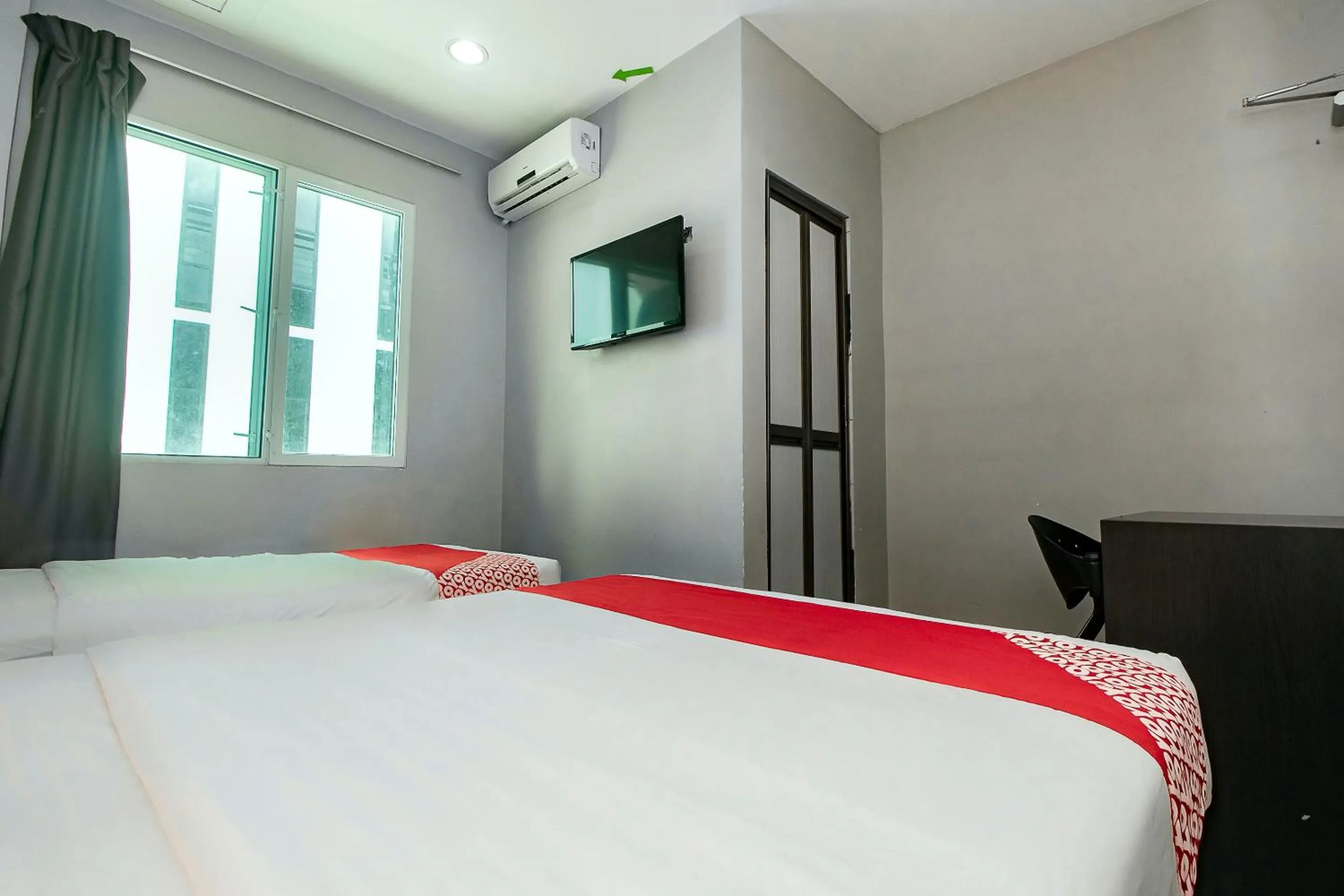 Bedroom, Bed in Hotel O Nice Stay Three Six Five Services