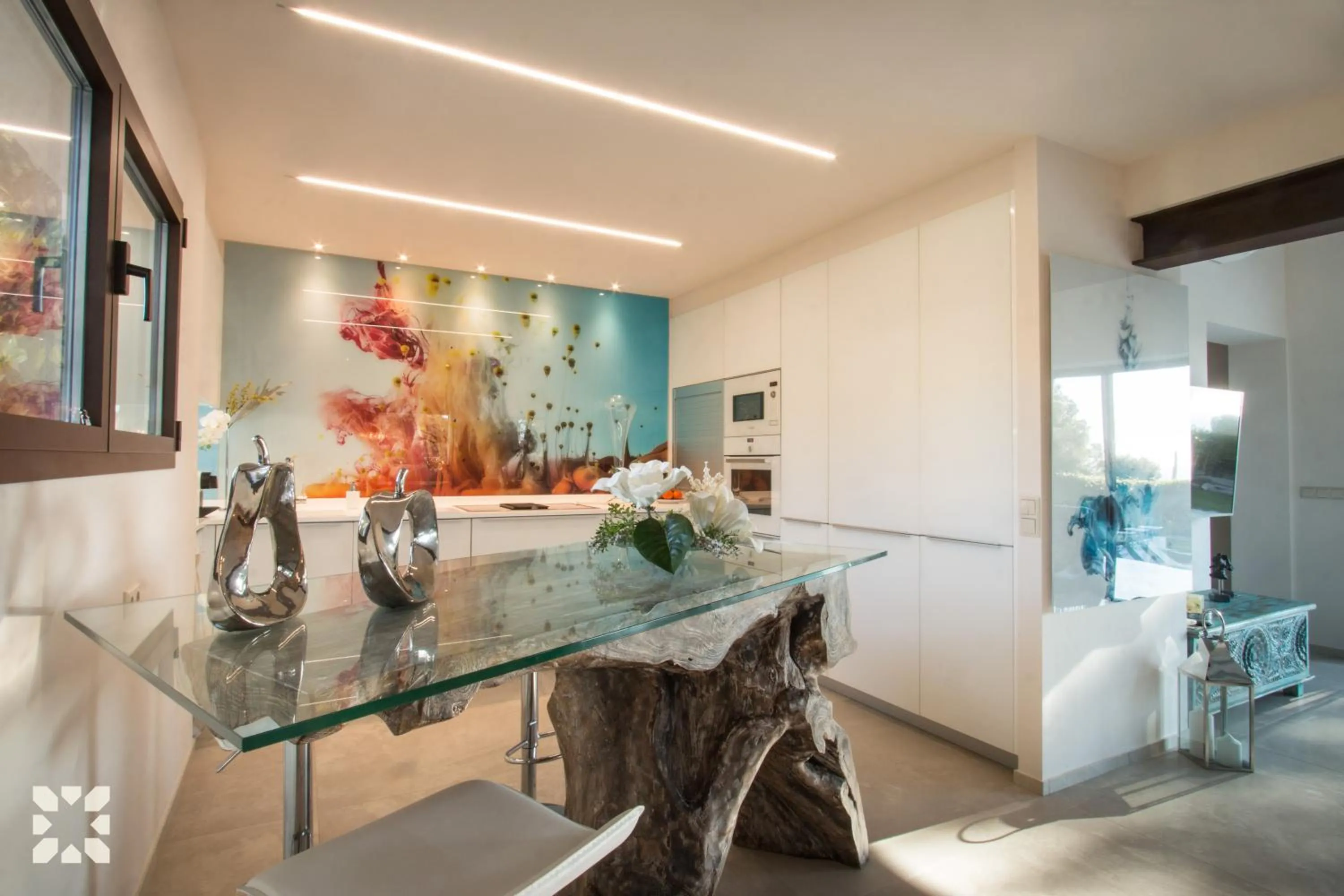 Living room in Villa Los Roques by Abahana Villas