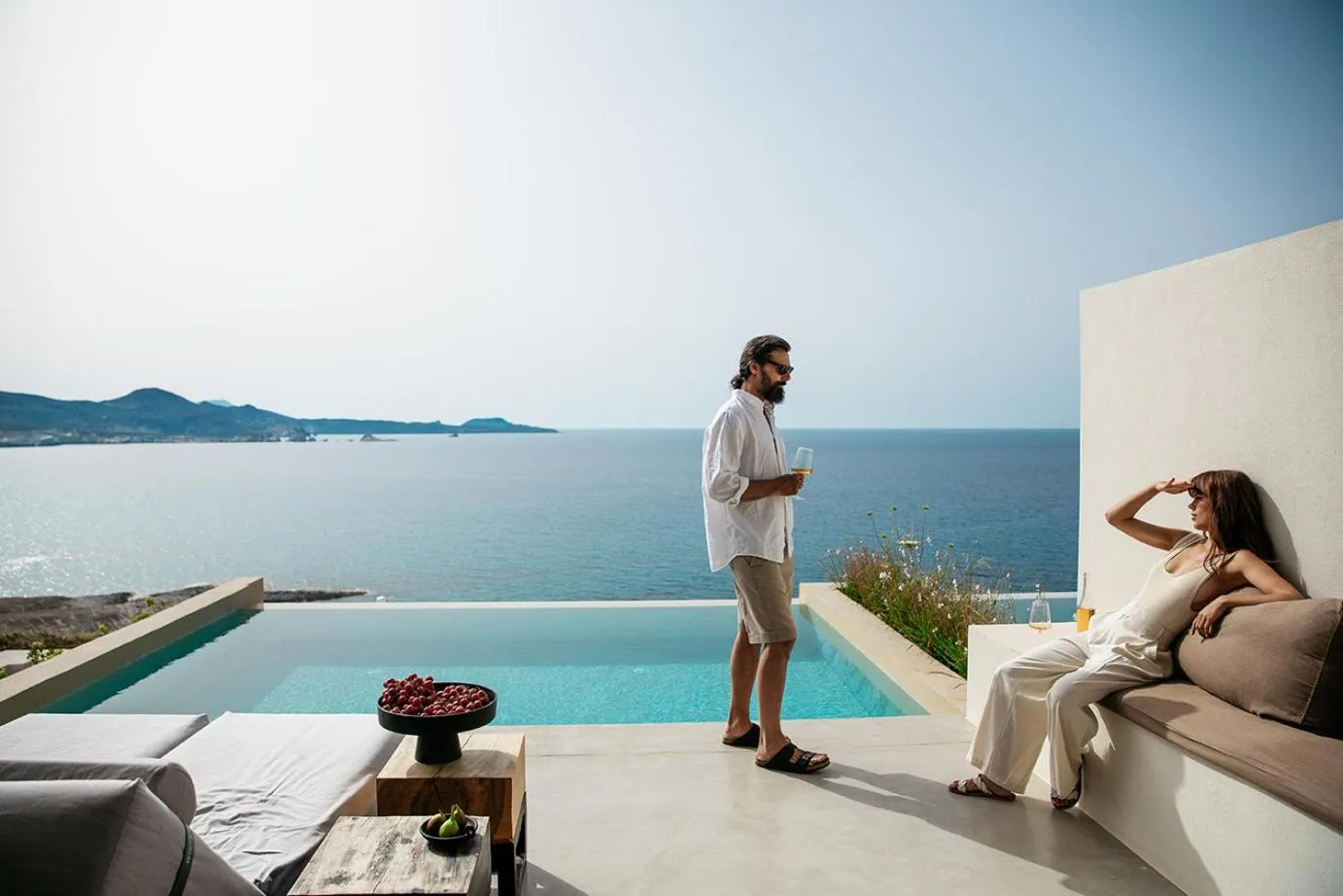 Sea view in Domes White Coast Milos, Adults Only