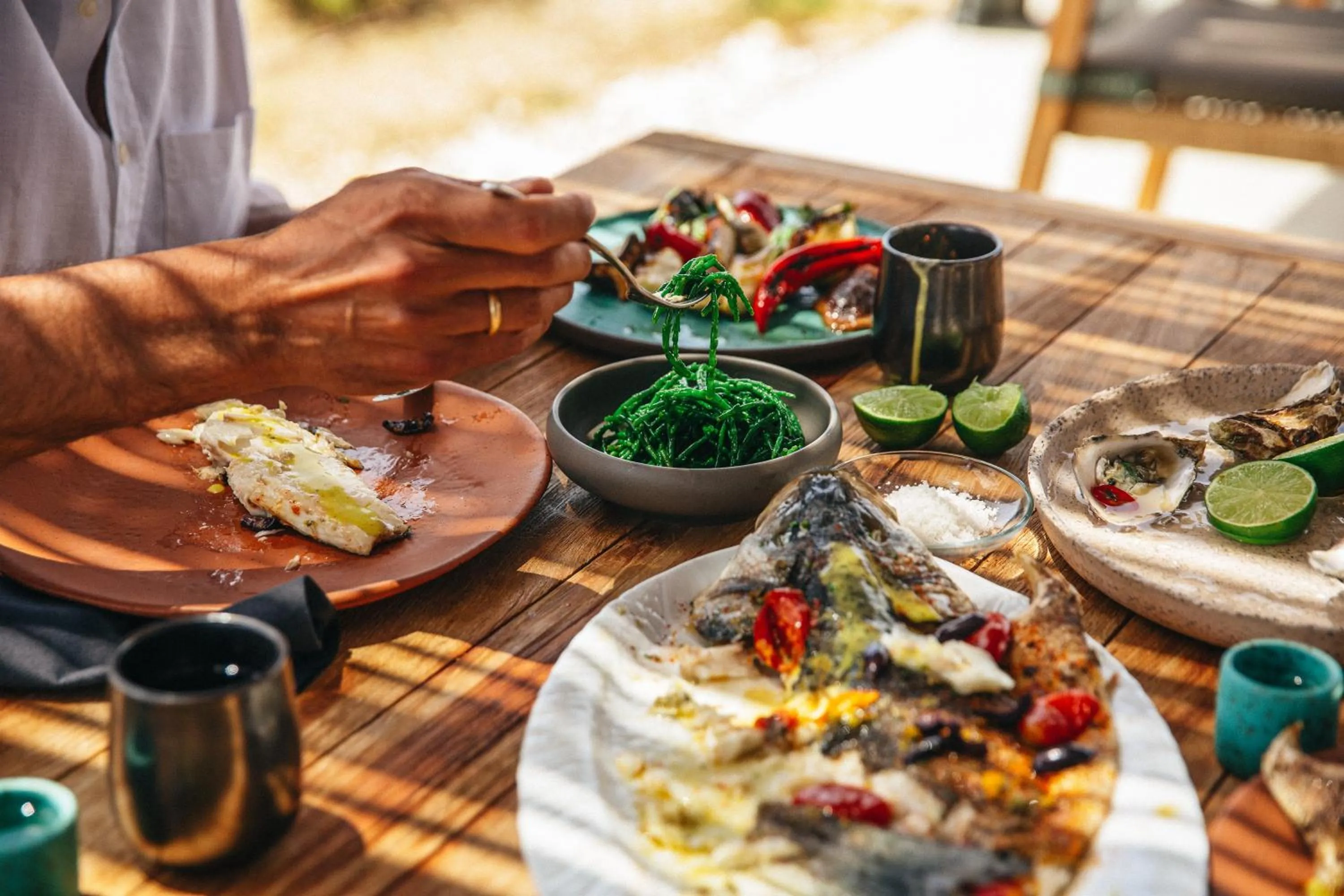 Restaurant/places to eat in Domes White Coast Milos, Adults Only