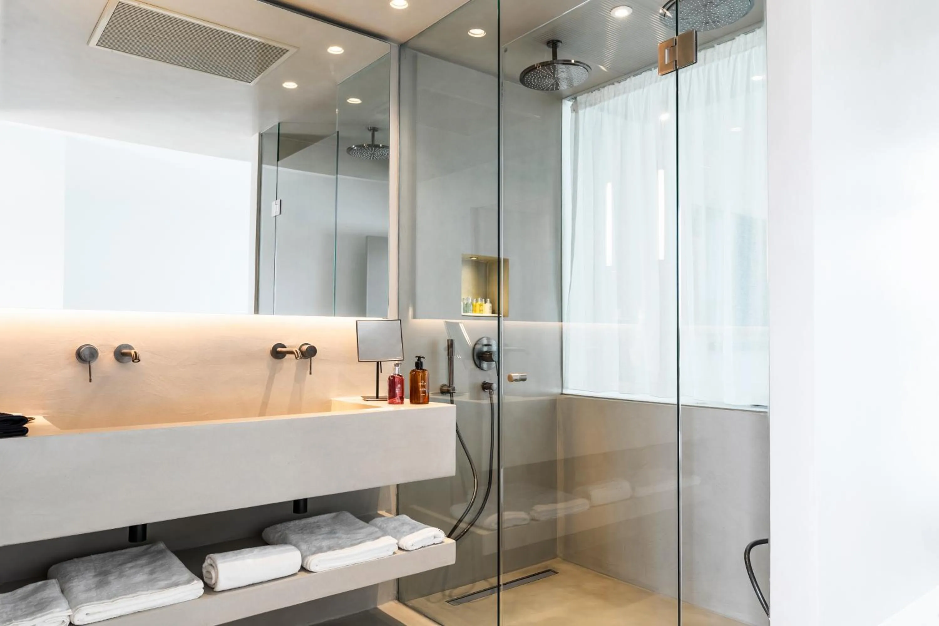 Shower in Domes White Coast Milos, Adults Only