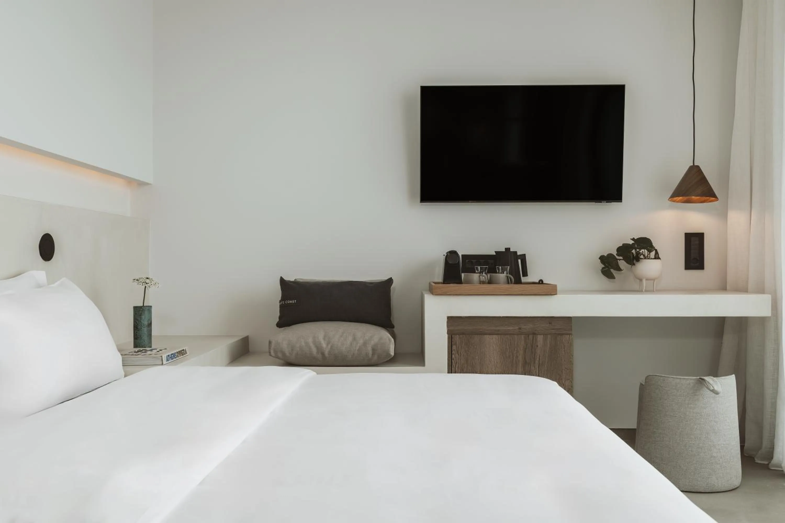 Bed in Domes White Coast Milos, Adults Only