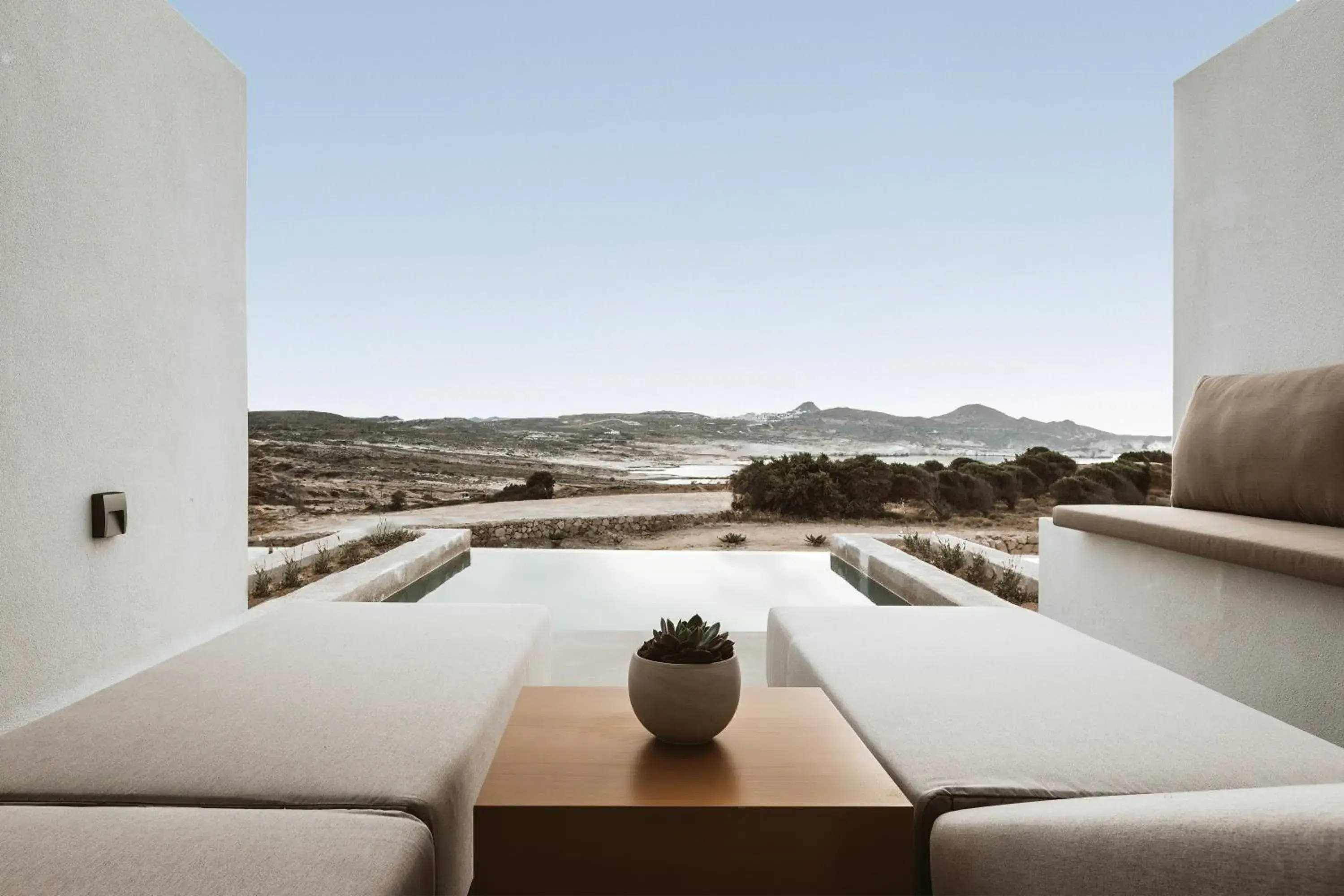 Deluxe Suites Horizon view with Private Pool in Domes White Coast Milos, Adults Only Deluxe Suites Horizon view with Private Pool in Domes White Coast Milos, Adults Only