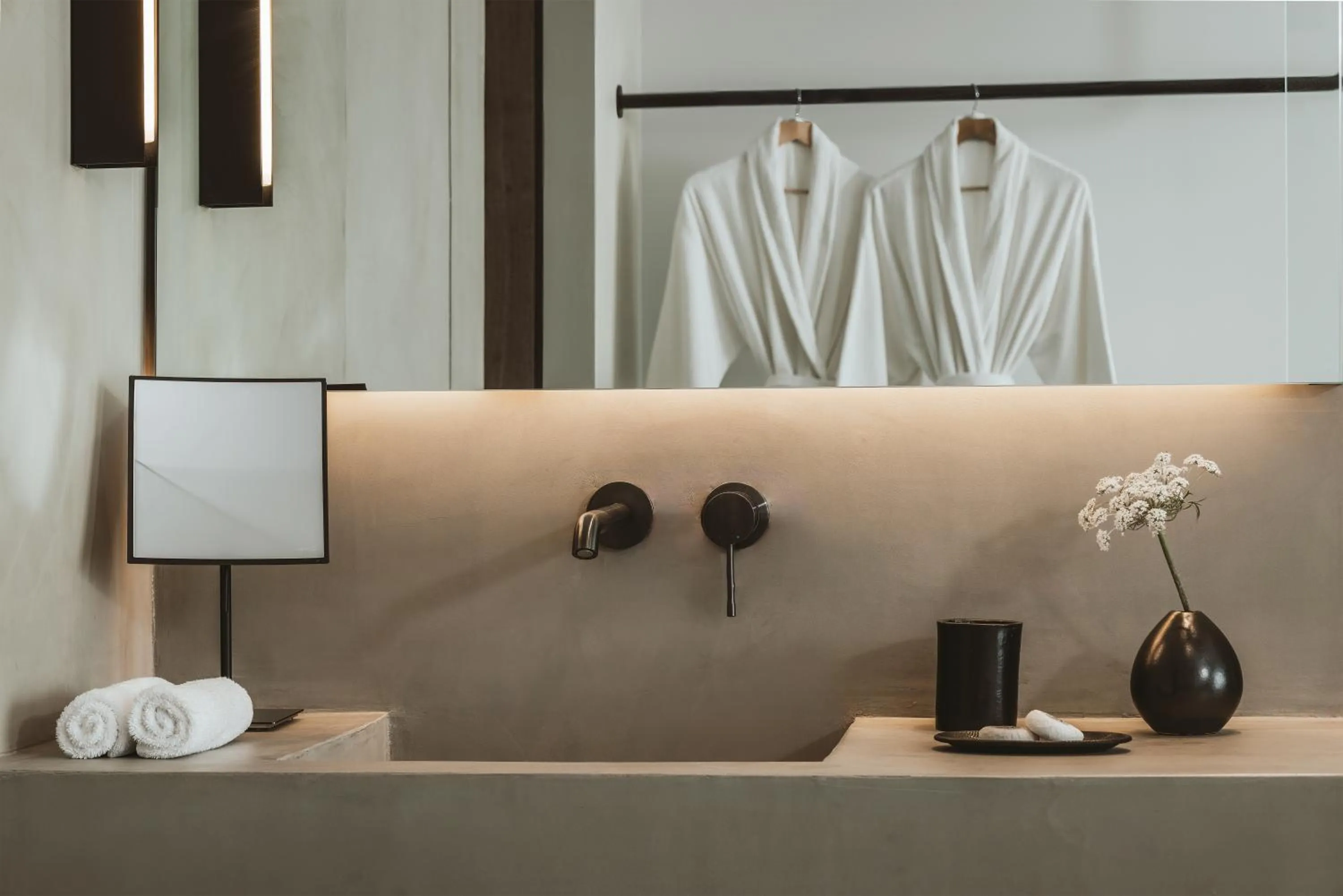 Bathroom in Domes White Coast Milos, Adults Only