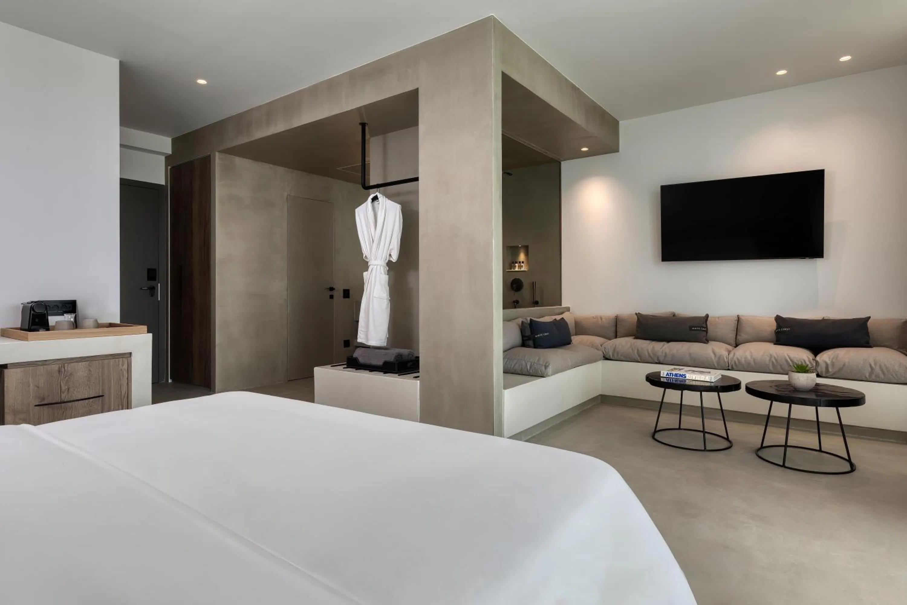 Bed in Domes White Coast Milos, Adults Only