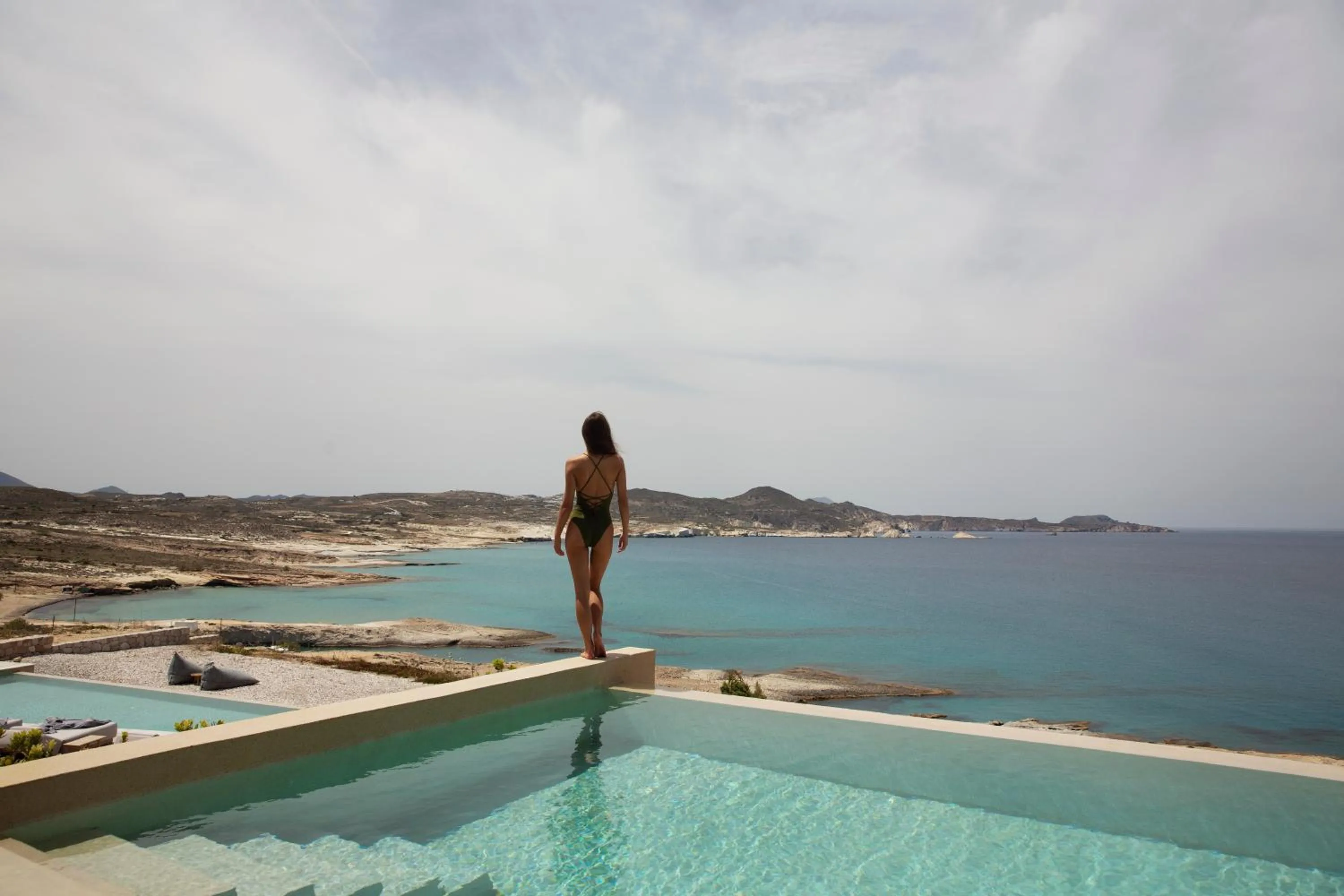 Swimming pool in Domes White Coast Milos, Adults Only