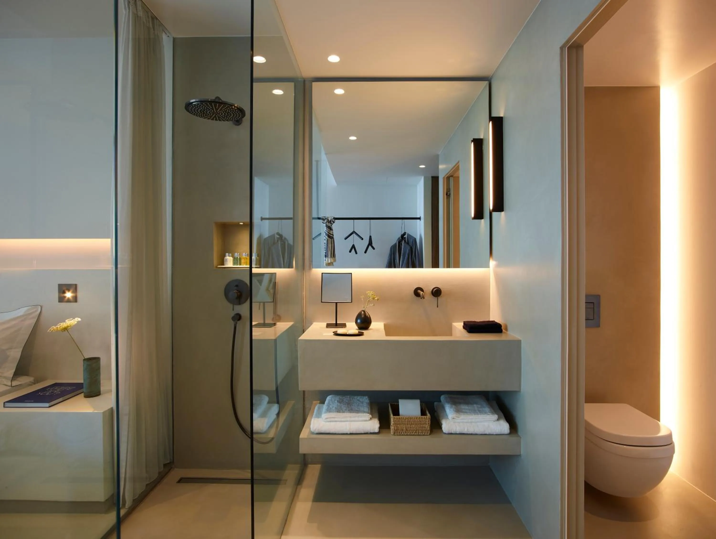 Shower in Domes White Coast Milos, Adults Only