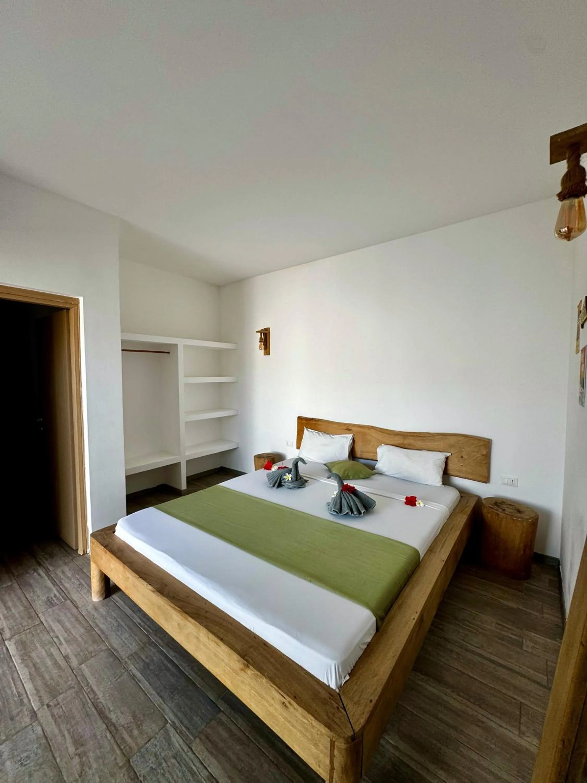 Bed in La Base Hotel