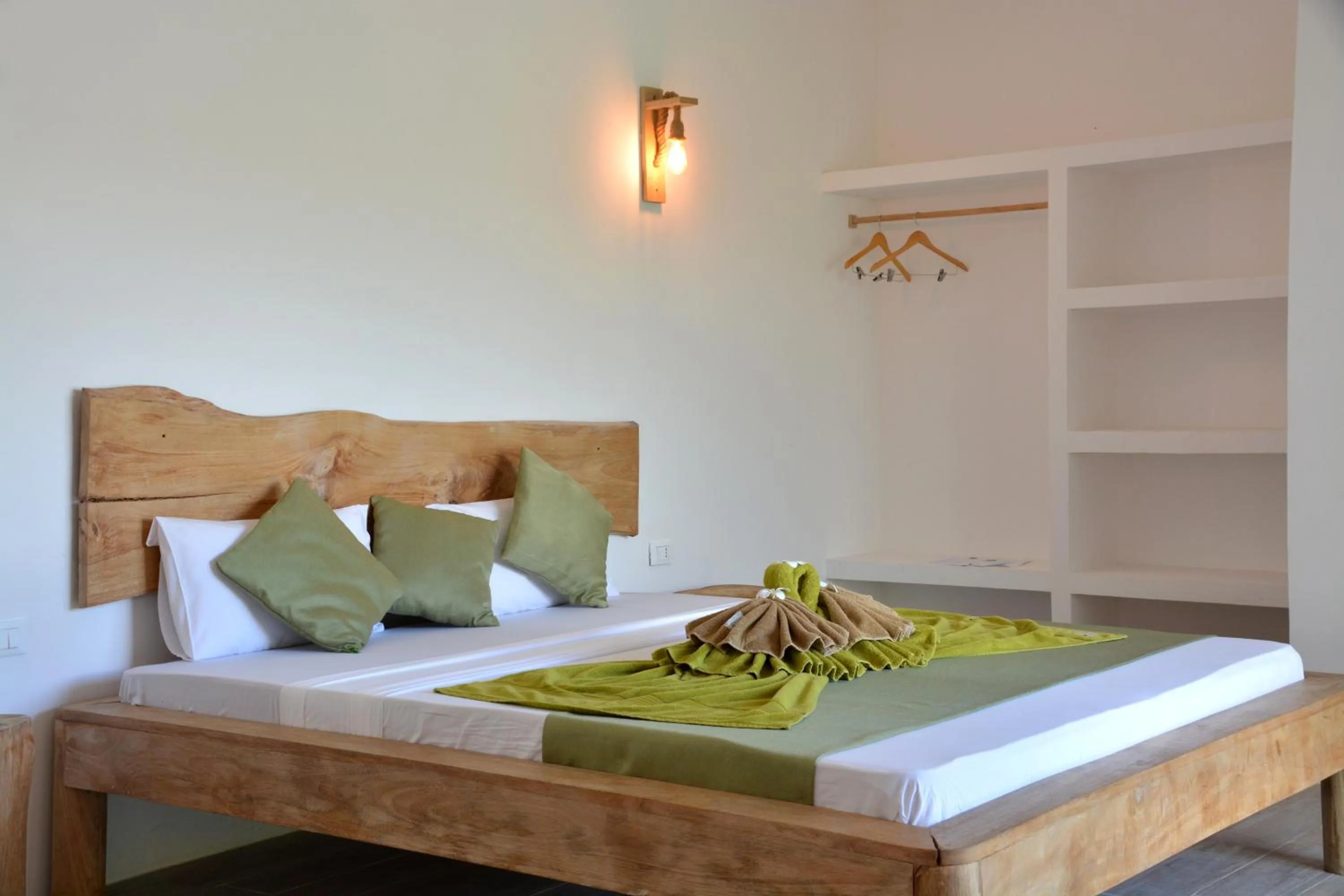 Bed in La Base Hotel