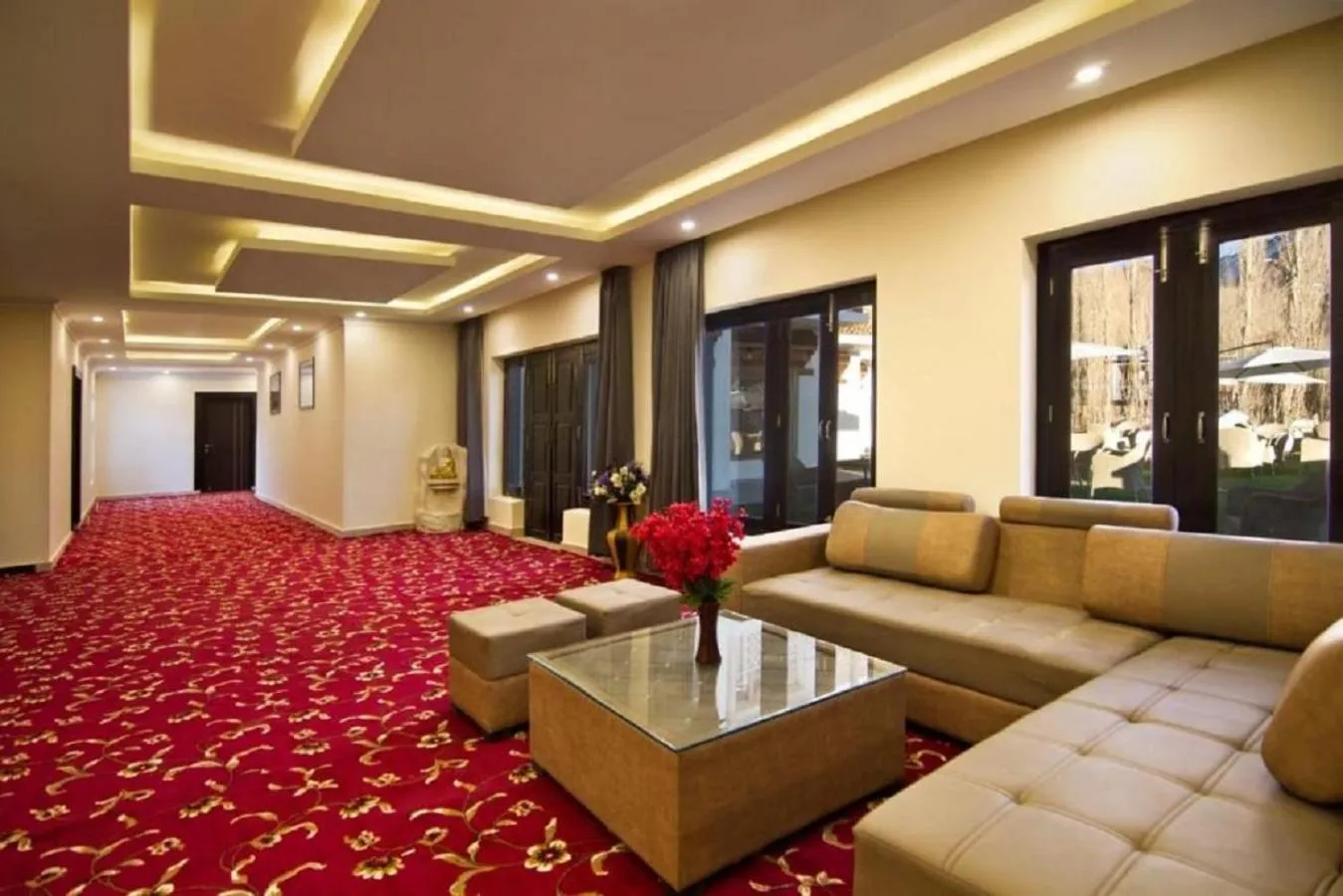 Living room in Hotel Paradise Ladakh