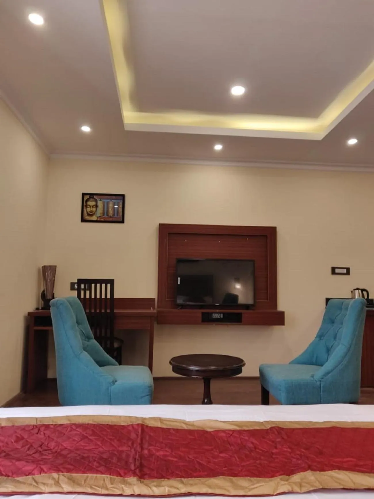 Seating area in Hotel Paradise Ladakh