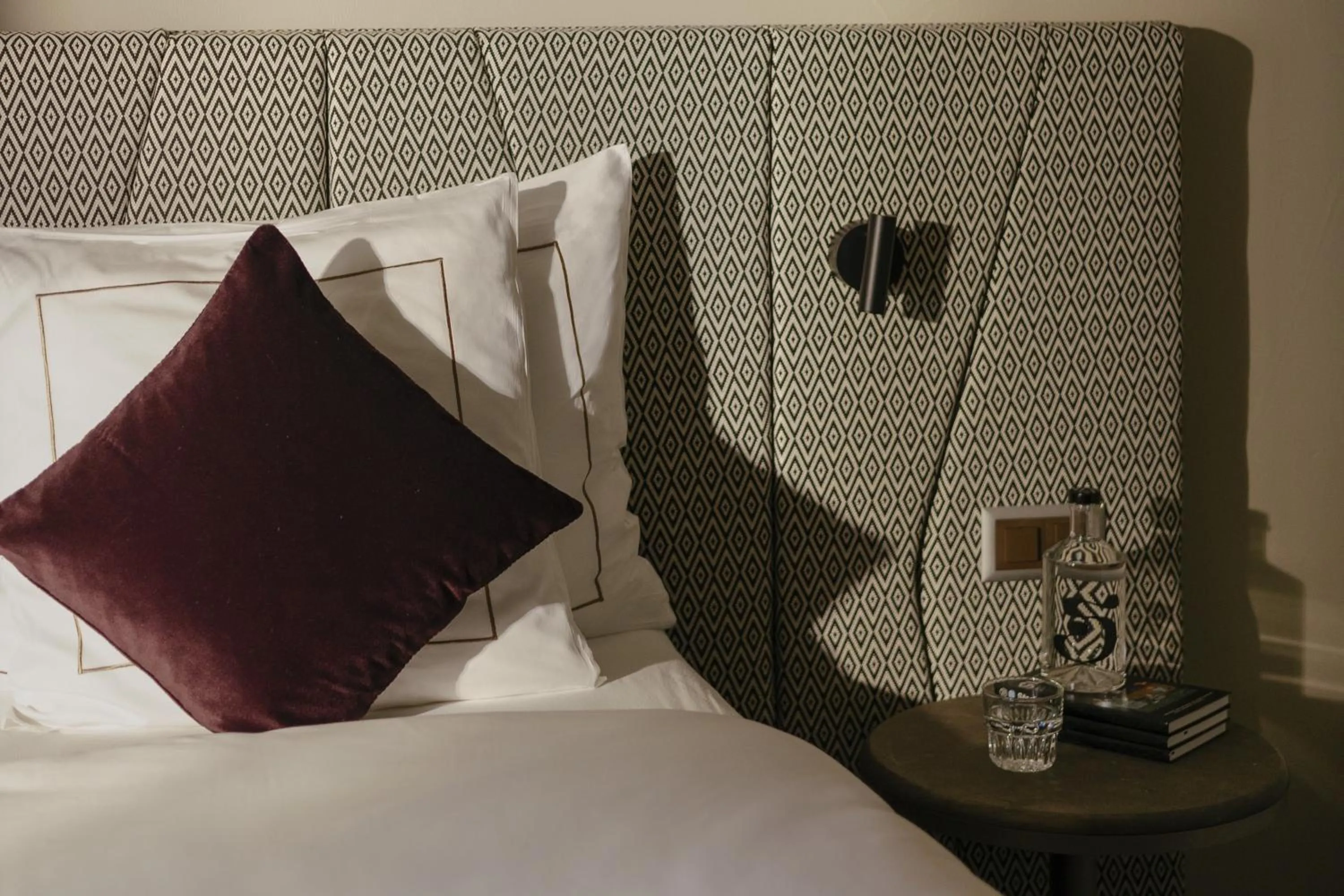 Bed in SCHLOSS Zermatt - CBD & Adaptogenic Spa and Sport Hotel