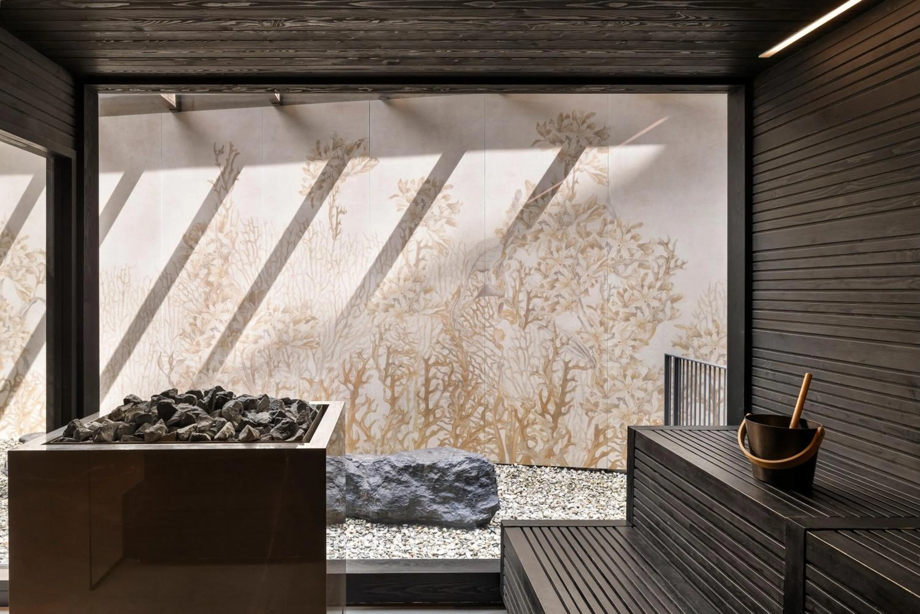 Sauna in SCHLOSS Zermatt - CBD & Adaptogenic Spa and Sport Hotel