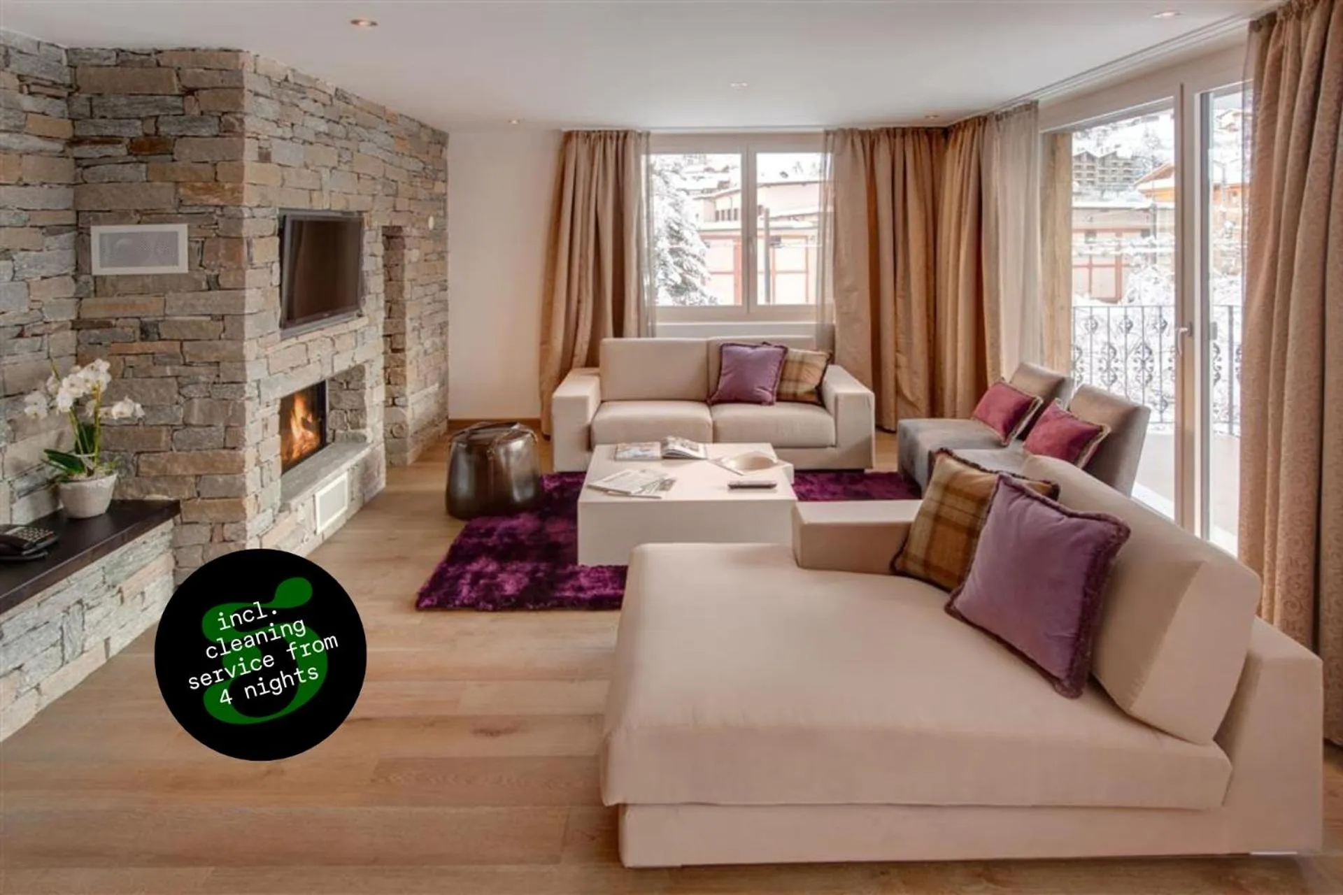 View Appartement in SCHLOSS Zermatt - CBD & Adaptogenic Spa and Sport Hotel