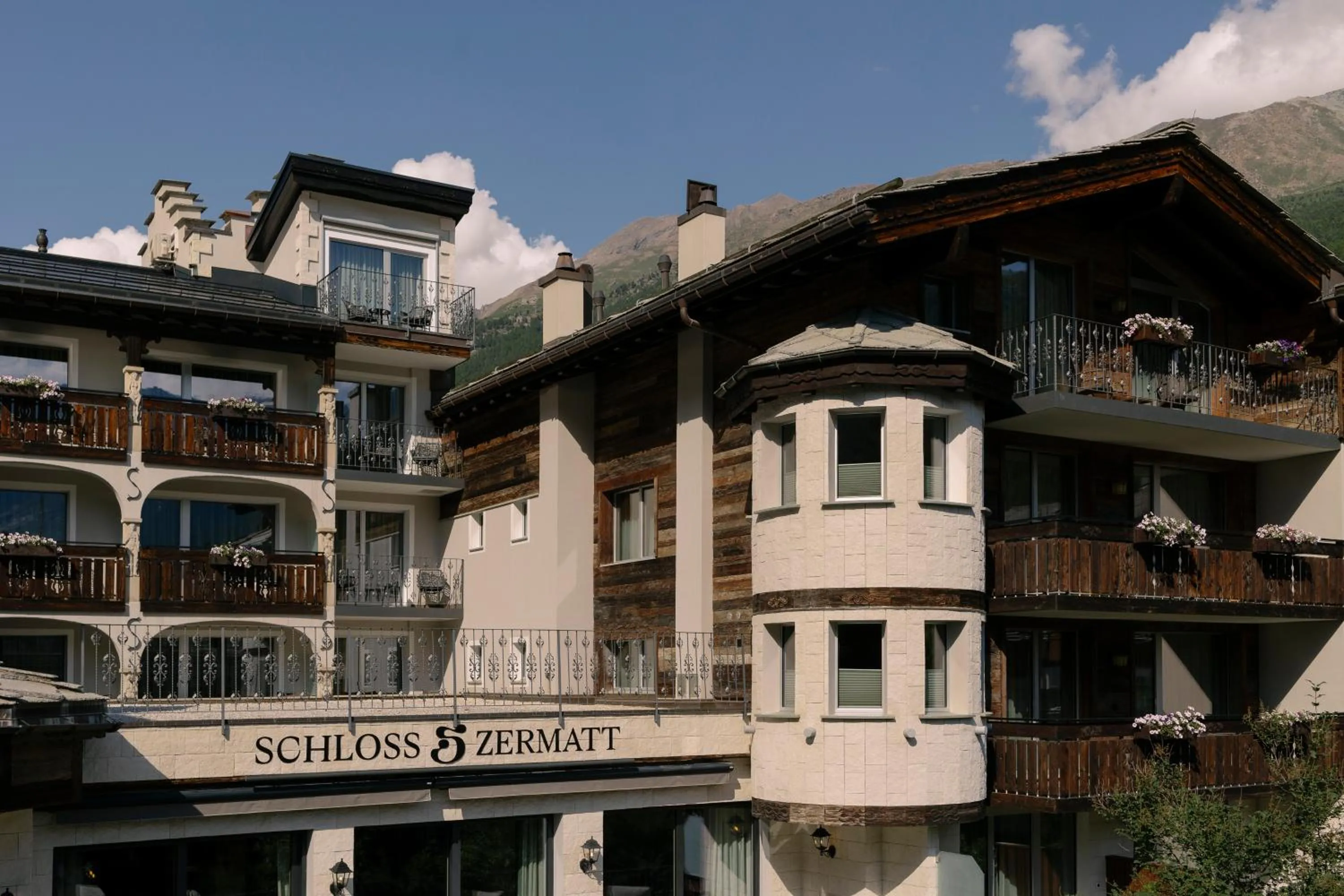 Property building in SCHLOSS Zermatt - CBD & Adaptogenic Spa and Sport Hotel