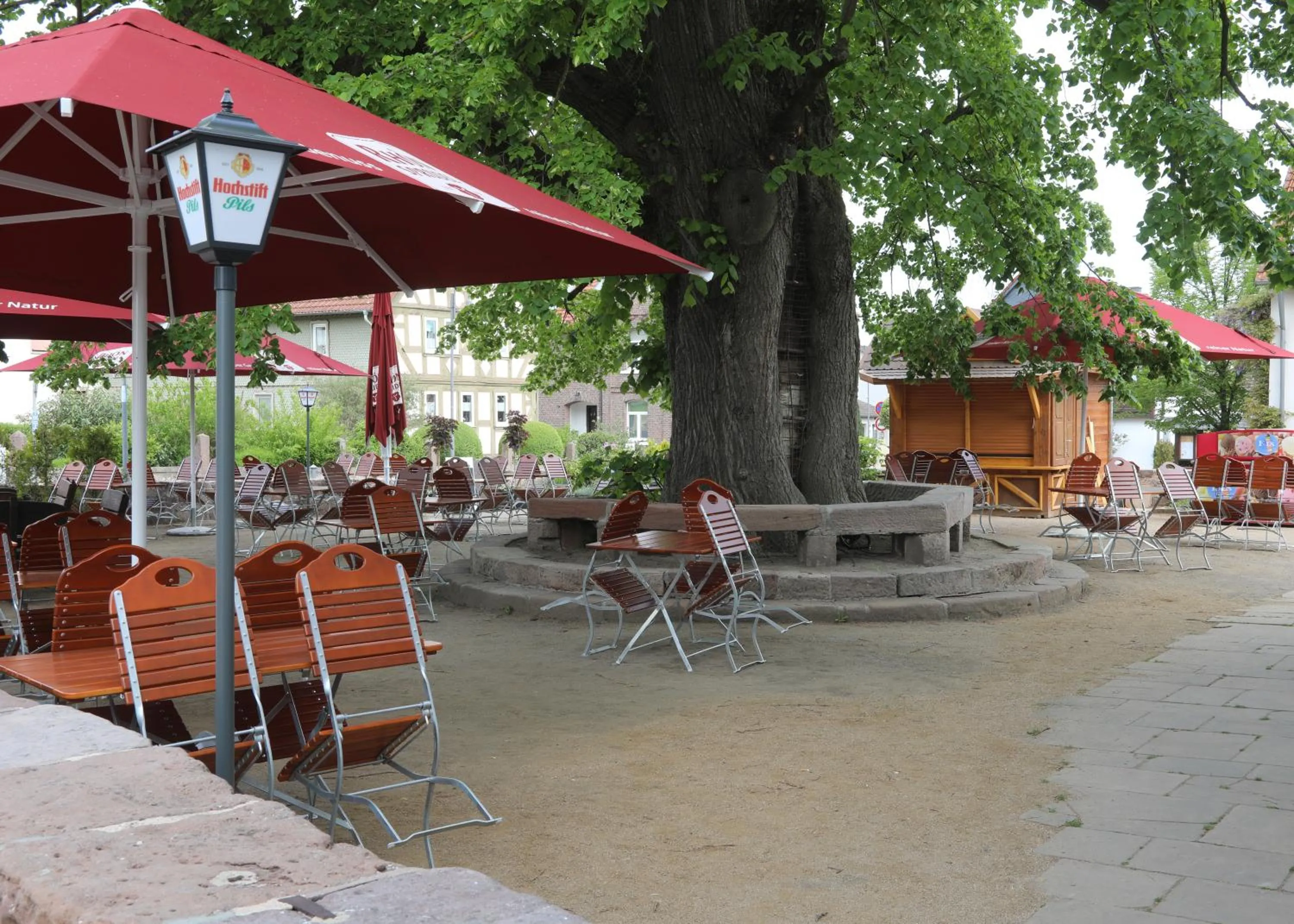 Patio in Landgasthof-Hotel Zur Linde