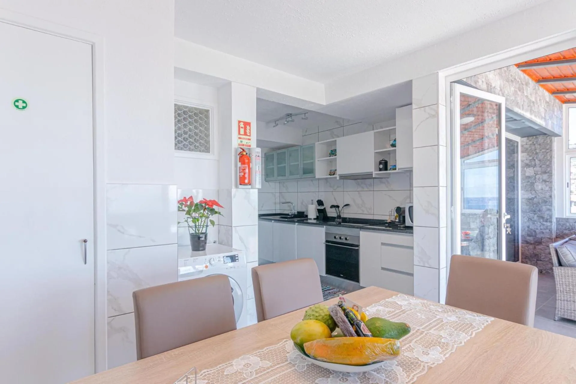 Dining area in Flowers Island house 2