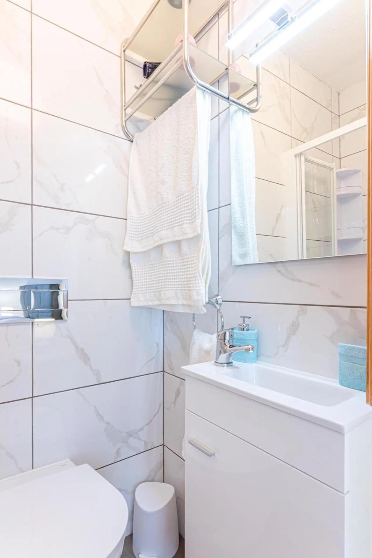 Bathroom in Flowers Island house 2