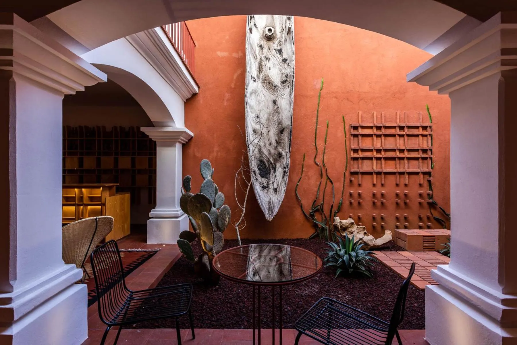 Patio in Hotel Ayook