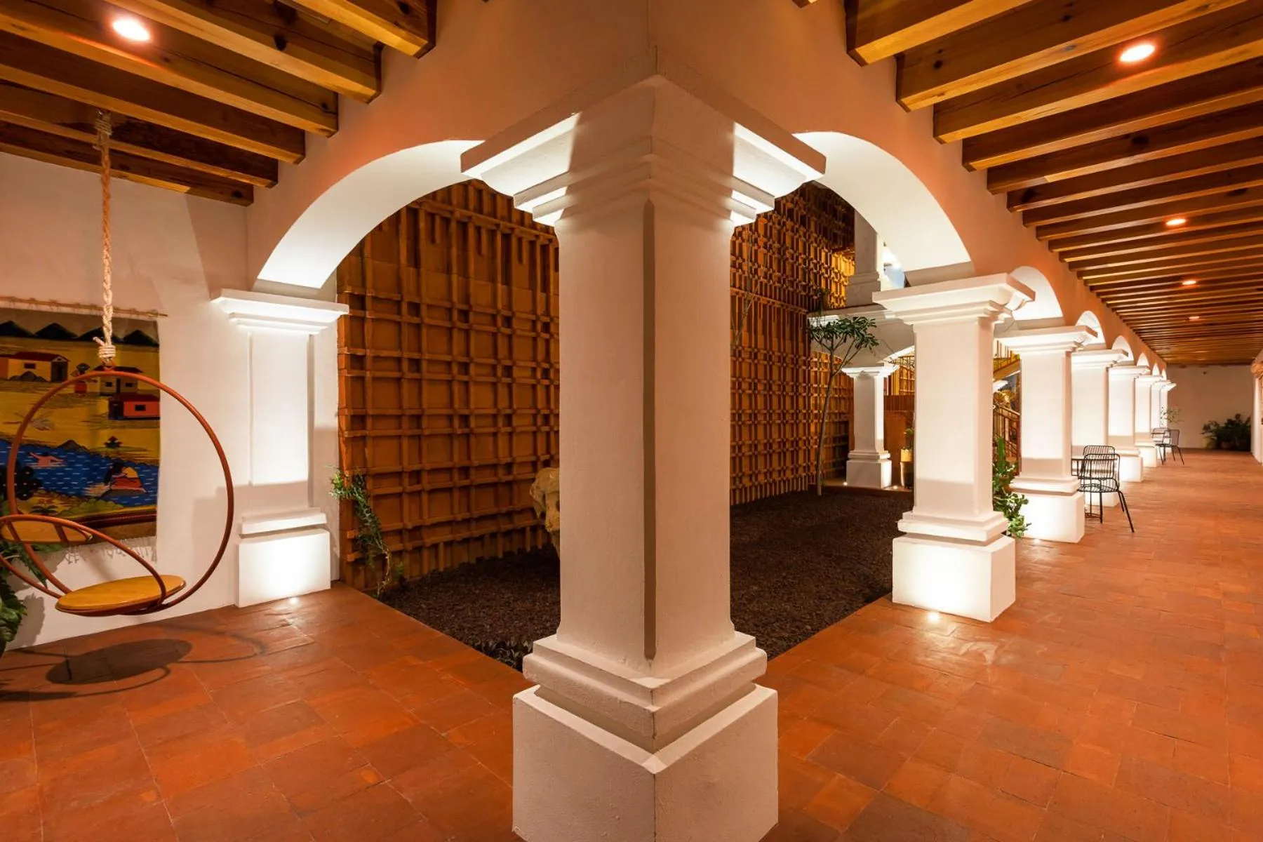 Patio in Hotel Ayook