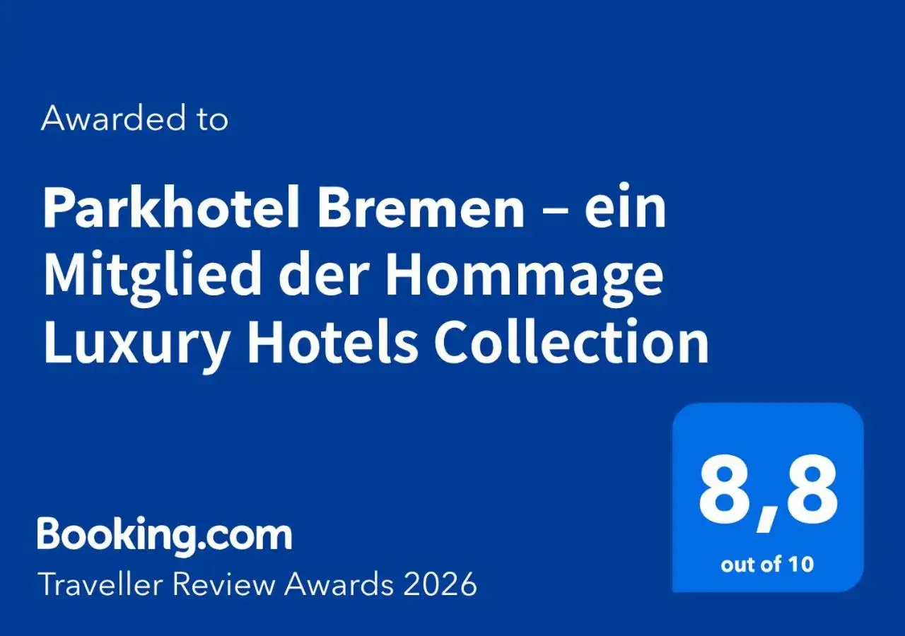 Property building in Parkhotel Bremen – ein Mitglied der Hommage Luxury Hotels Collection Property building in Parkhotel Bremen – ein Mitglied der Hommage Luxury Hotels Collection