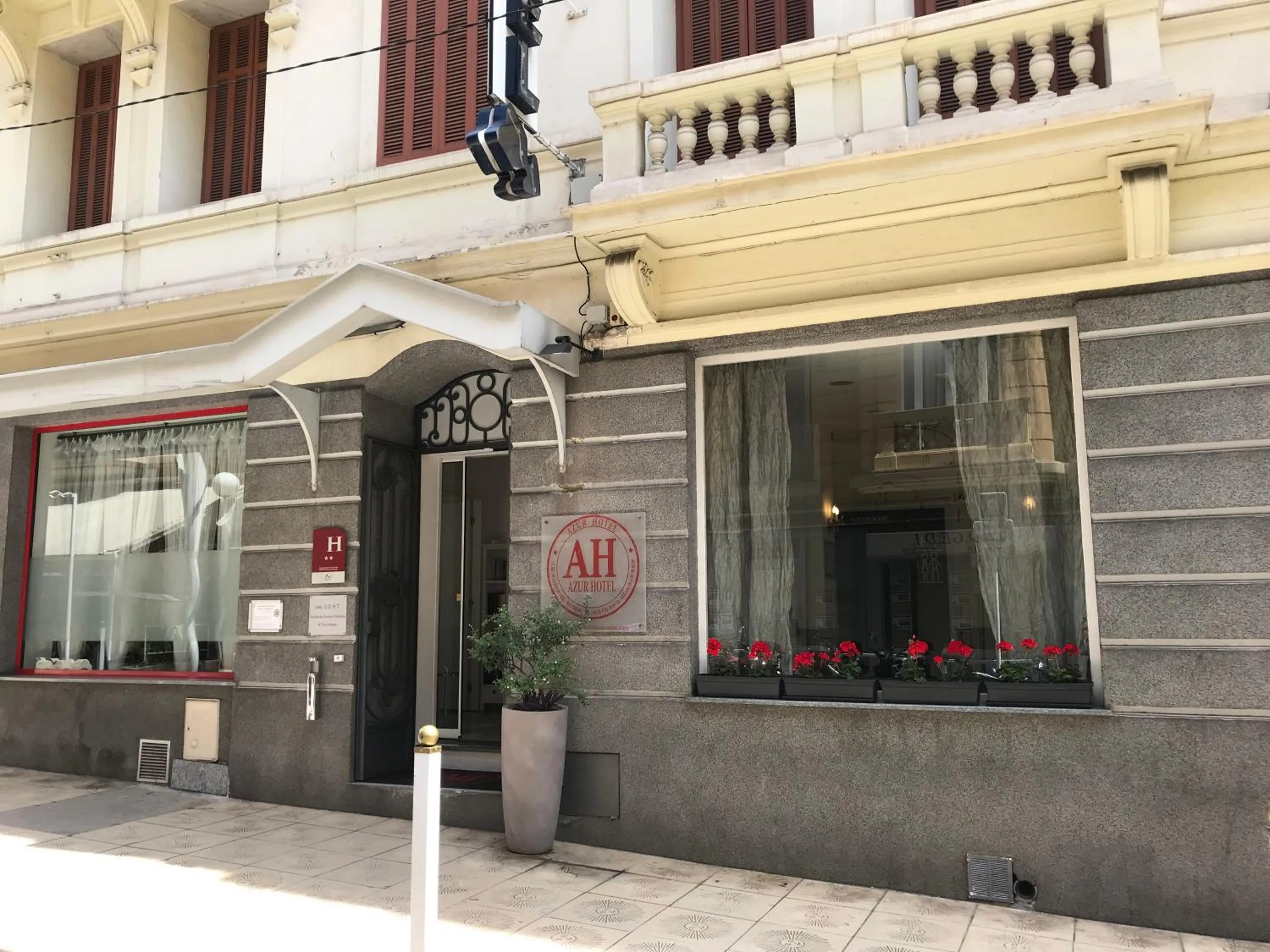 Facade/entrance in AZUR HOTEL