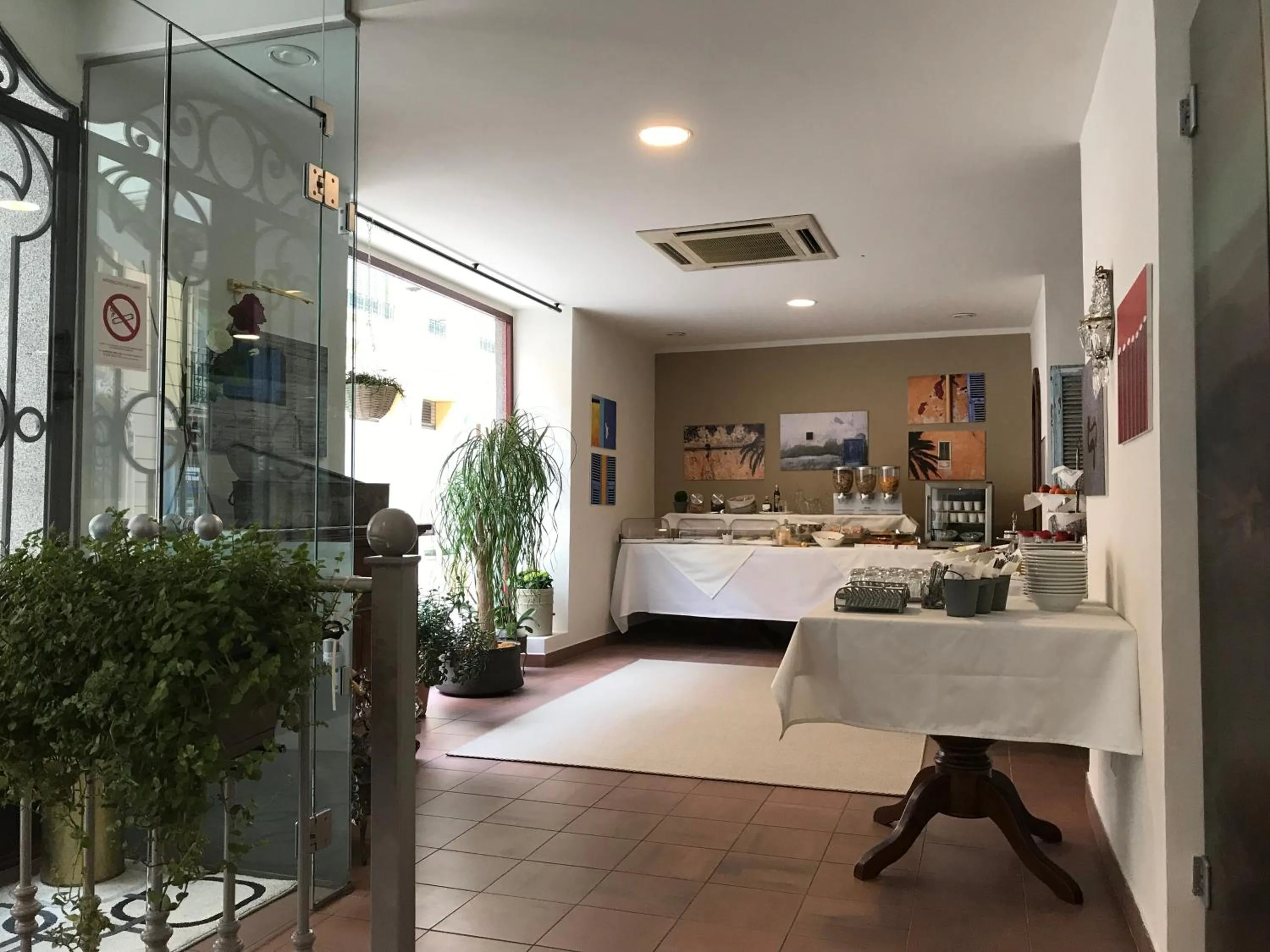 Buffet breakfast in AZUR HOTEL