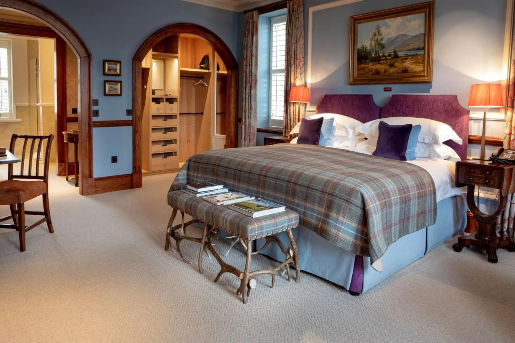 Bedroom, Bed in Links House at Royal Dornoch