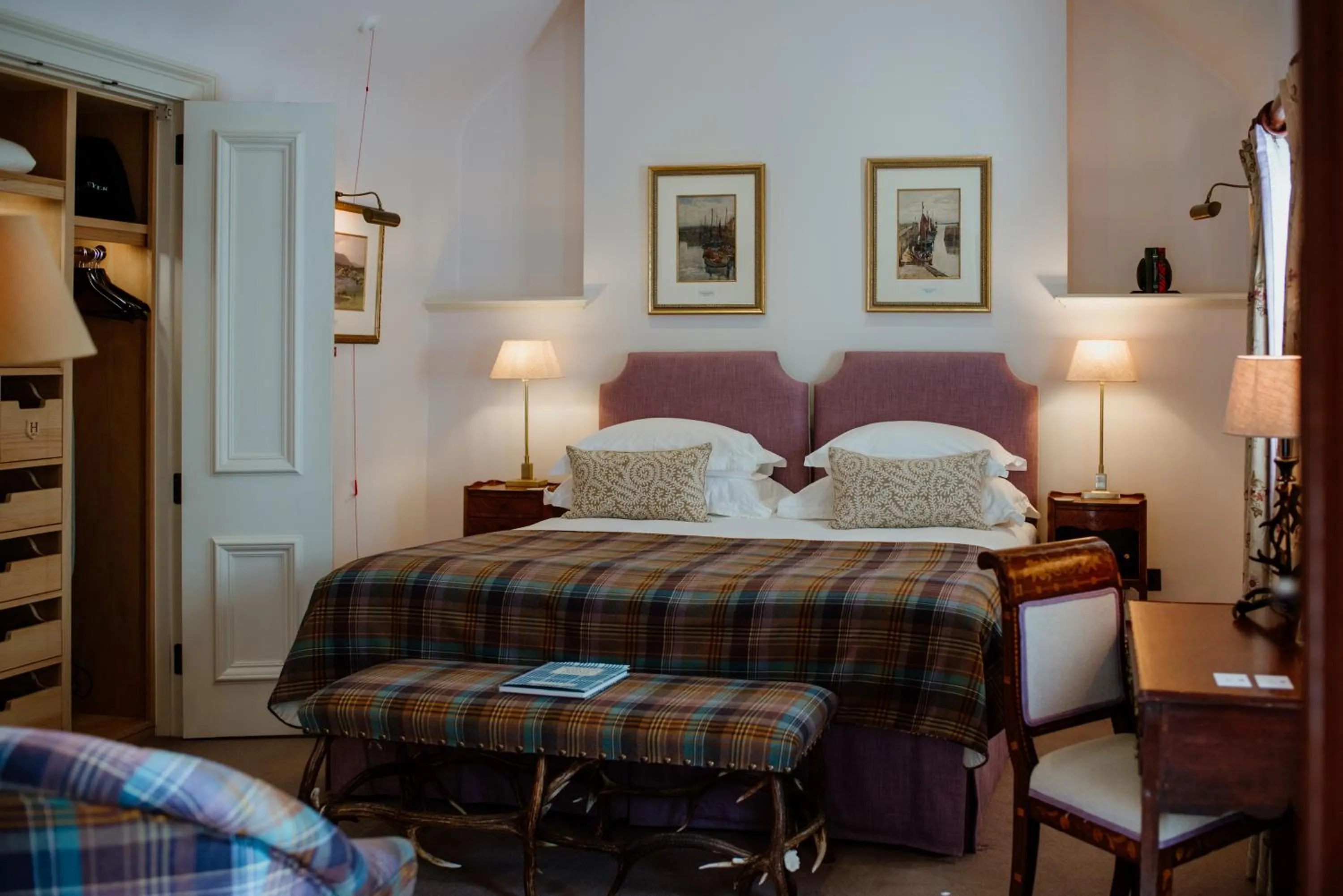 Bedroom, Bed in Links House at Royal Dornoch