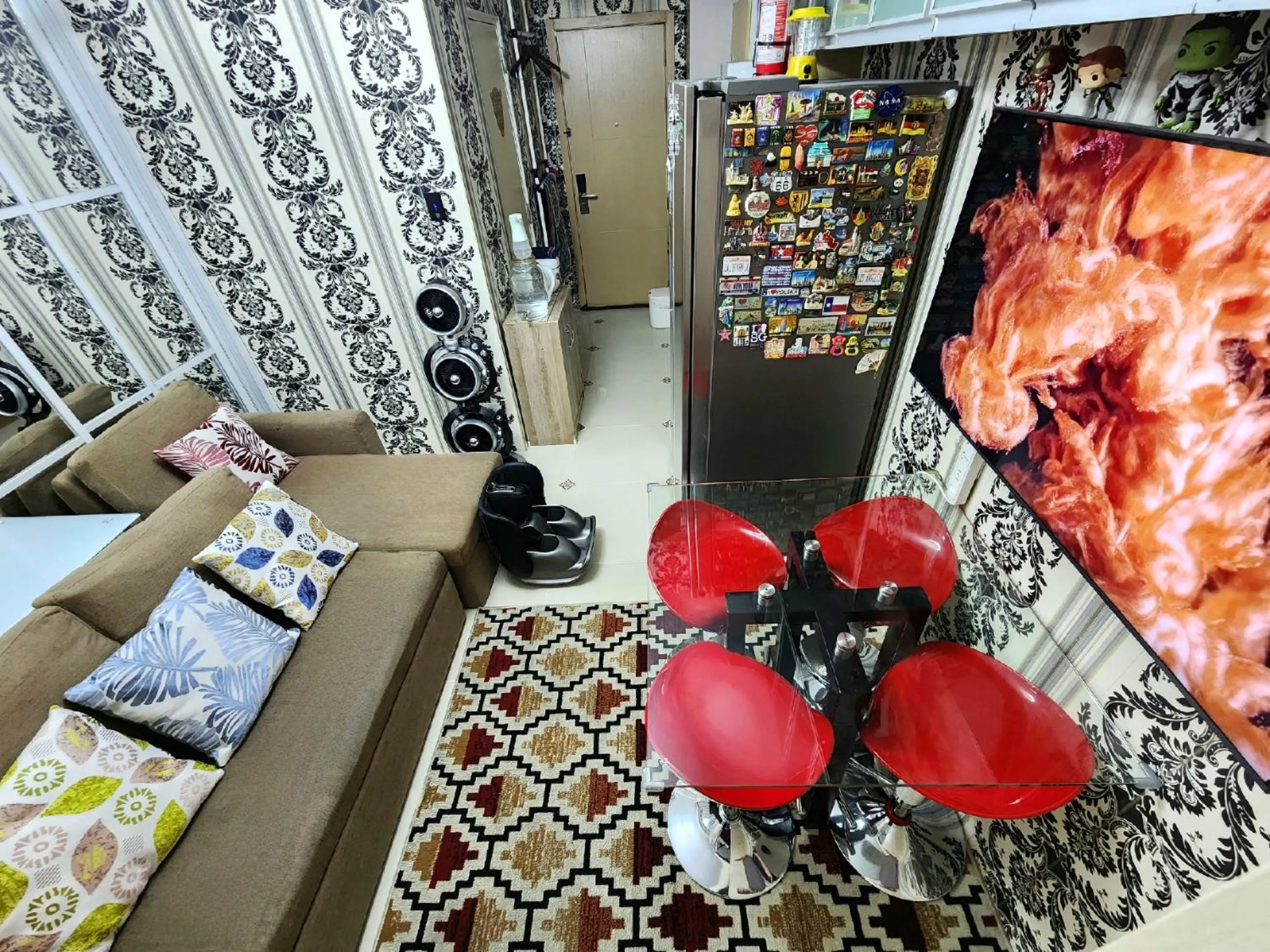 TV and multimedia in High-Tech Studio at Grass Residences -2 persons only, Quezon City