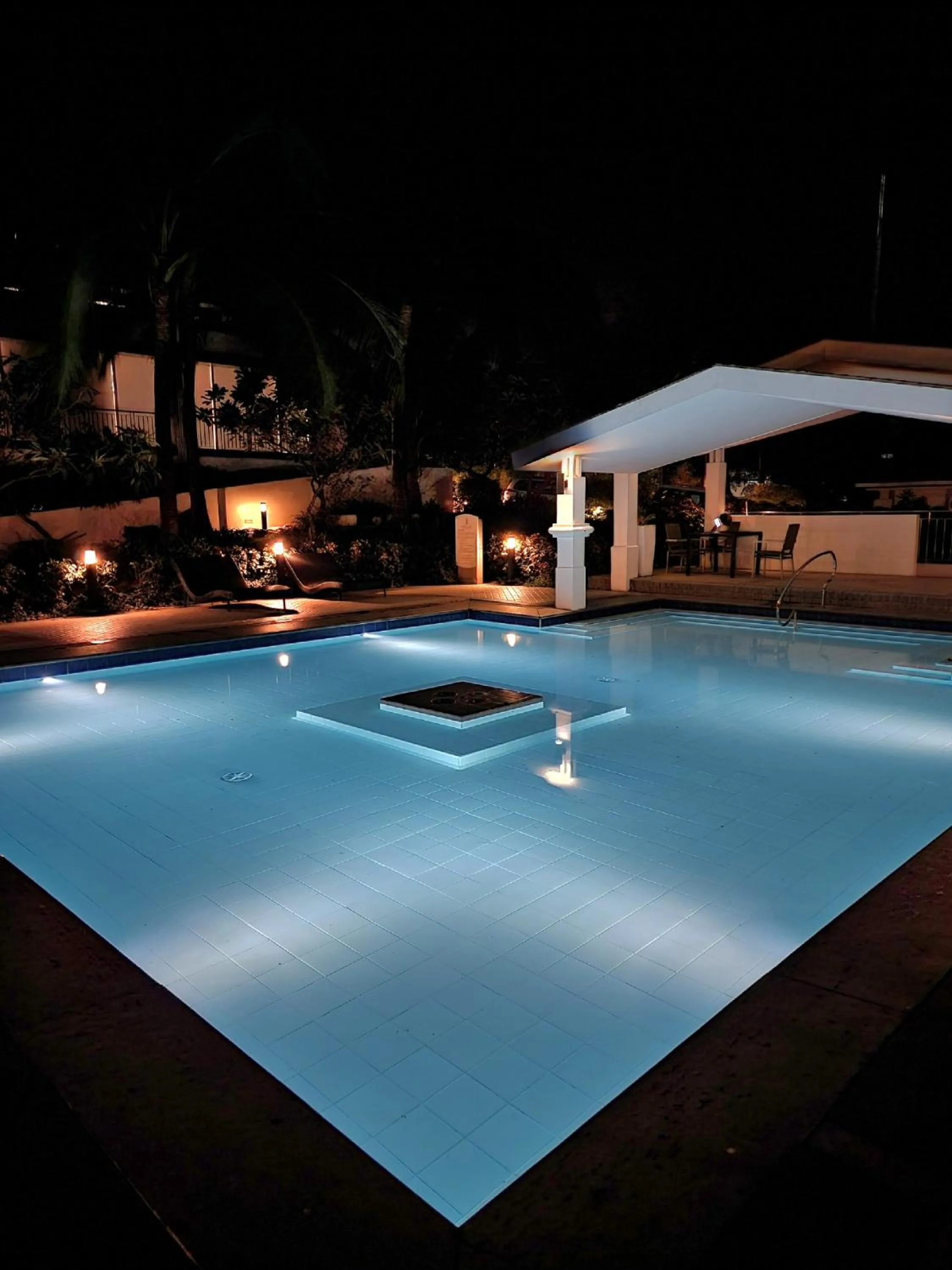 Swimming pool in High-Tech Studio at Grass Residences -2 persons only, Quezon City