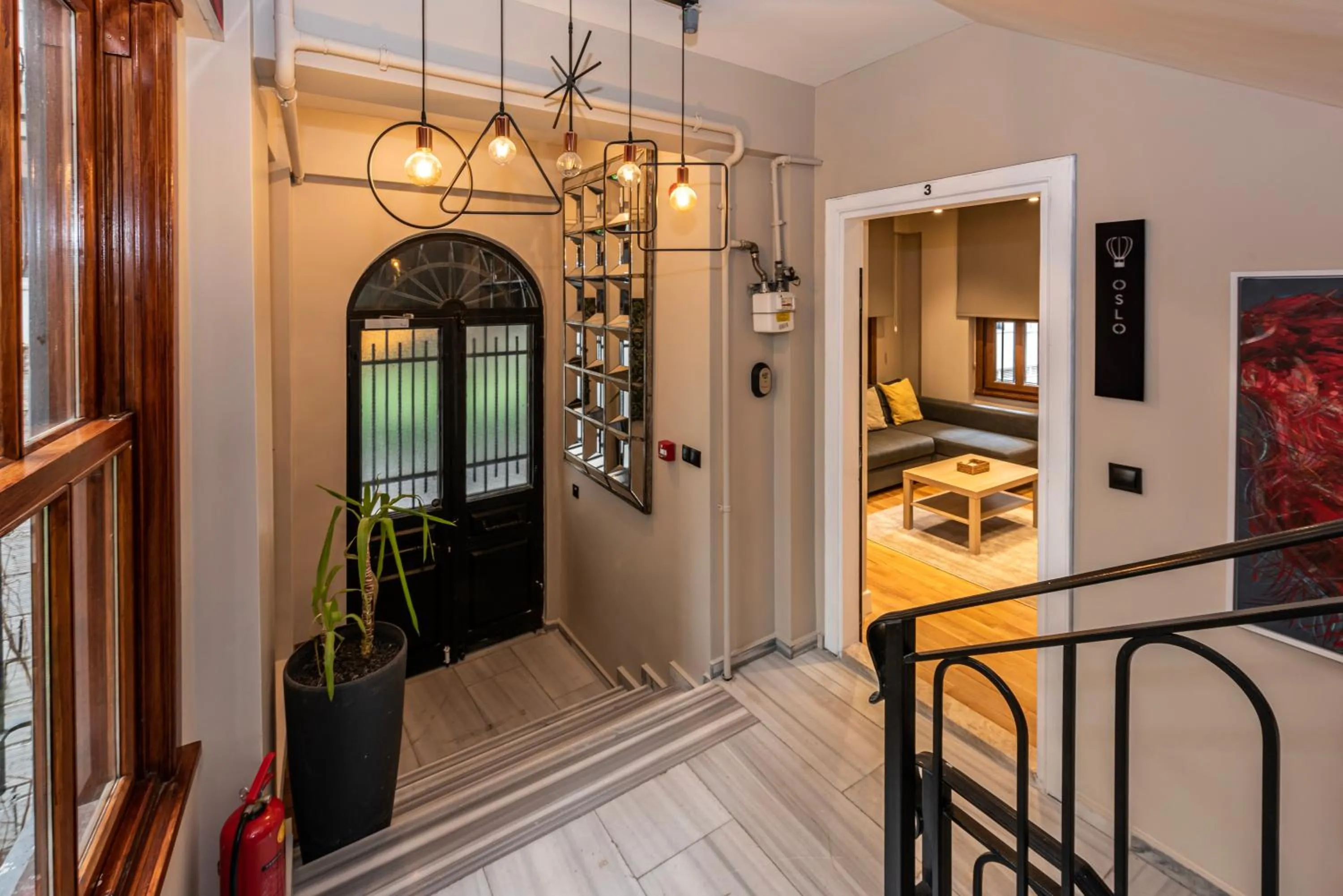 Decorative detail, Bed in Bguest Pera Suites