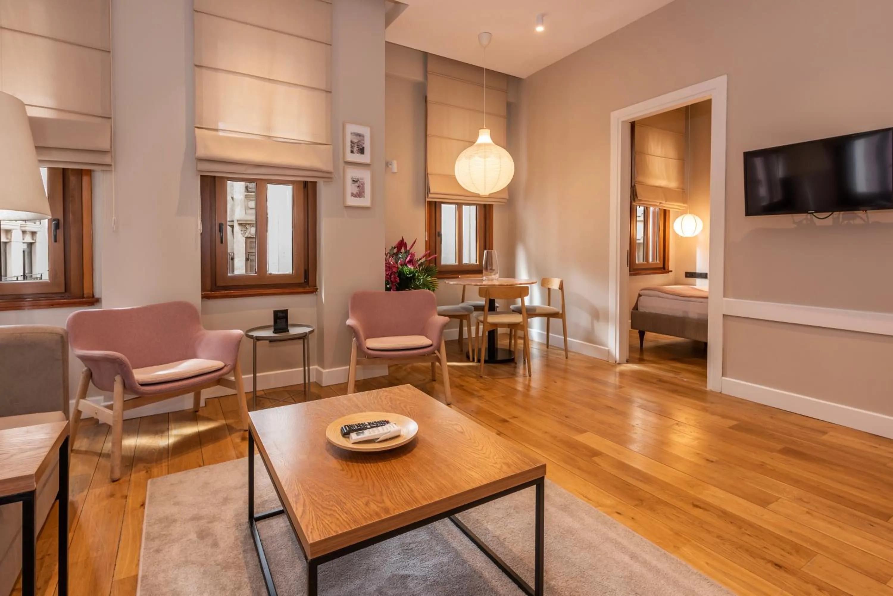 Seating area in Bguest Pera Suites