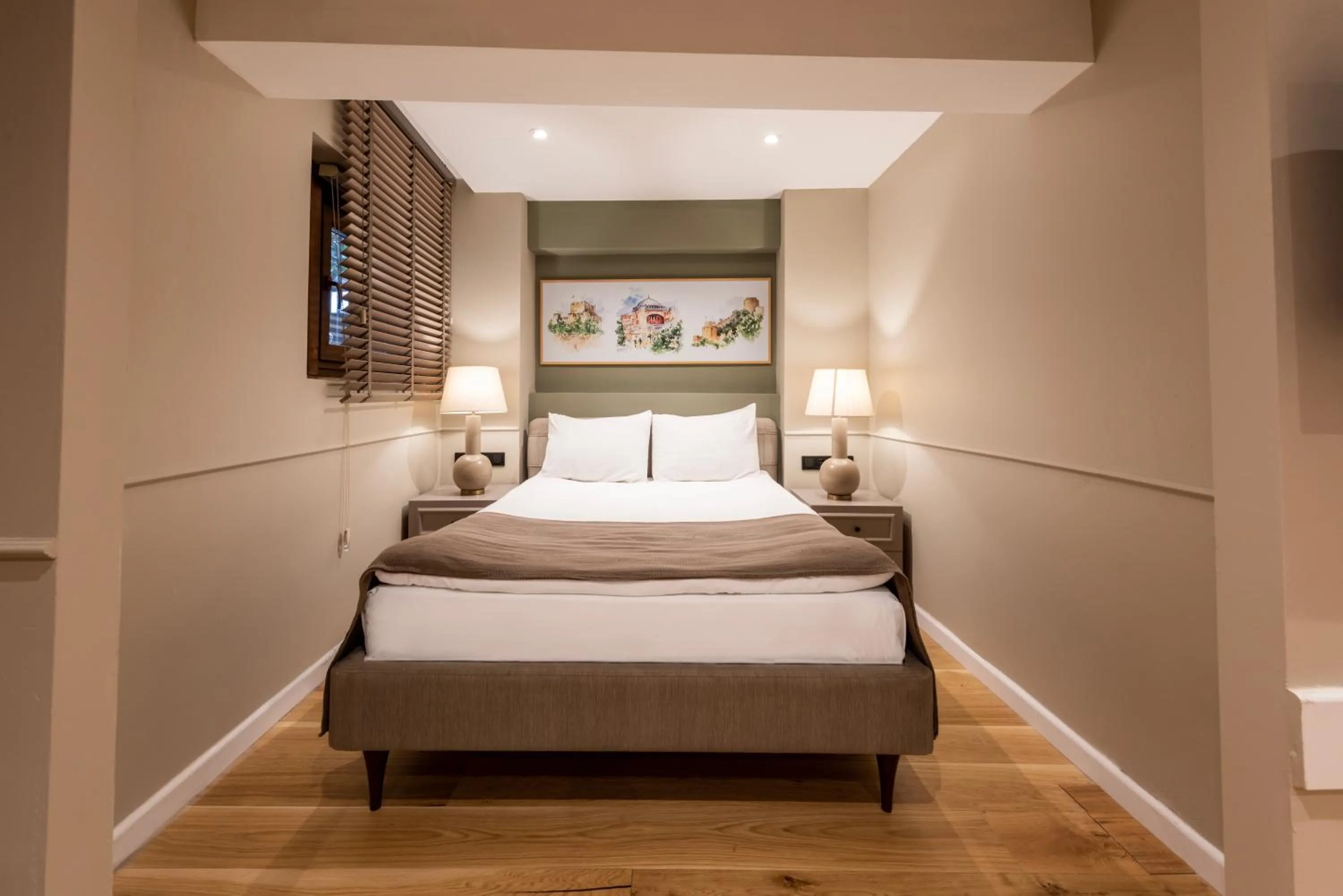 Bed in Bguest Pera Suites