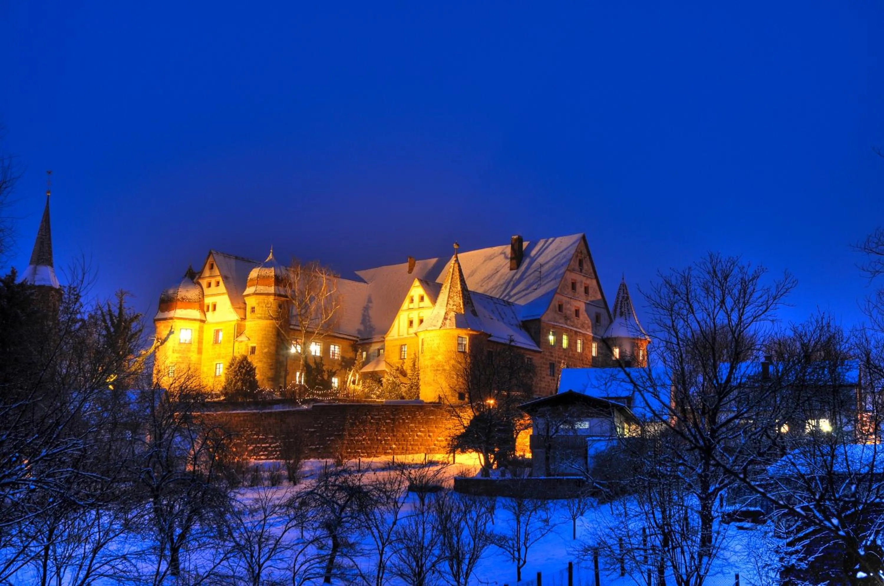 Facade/entrance in Schloss Wiesenthau