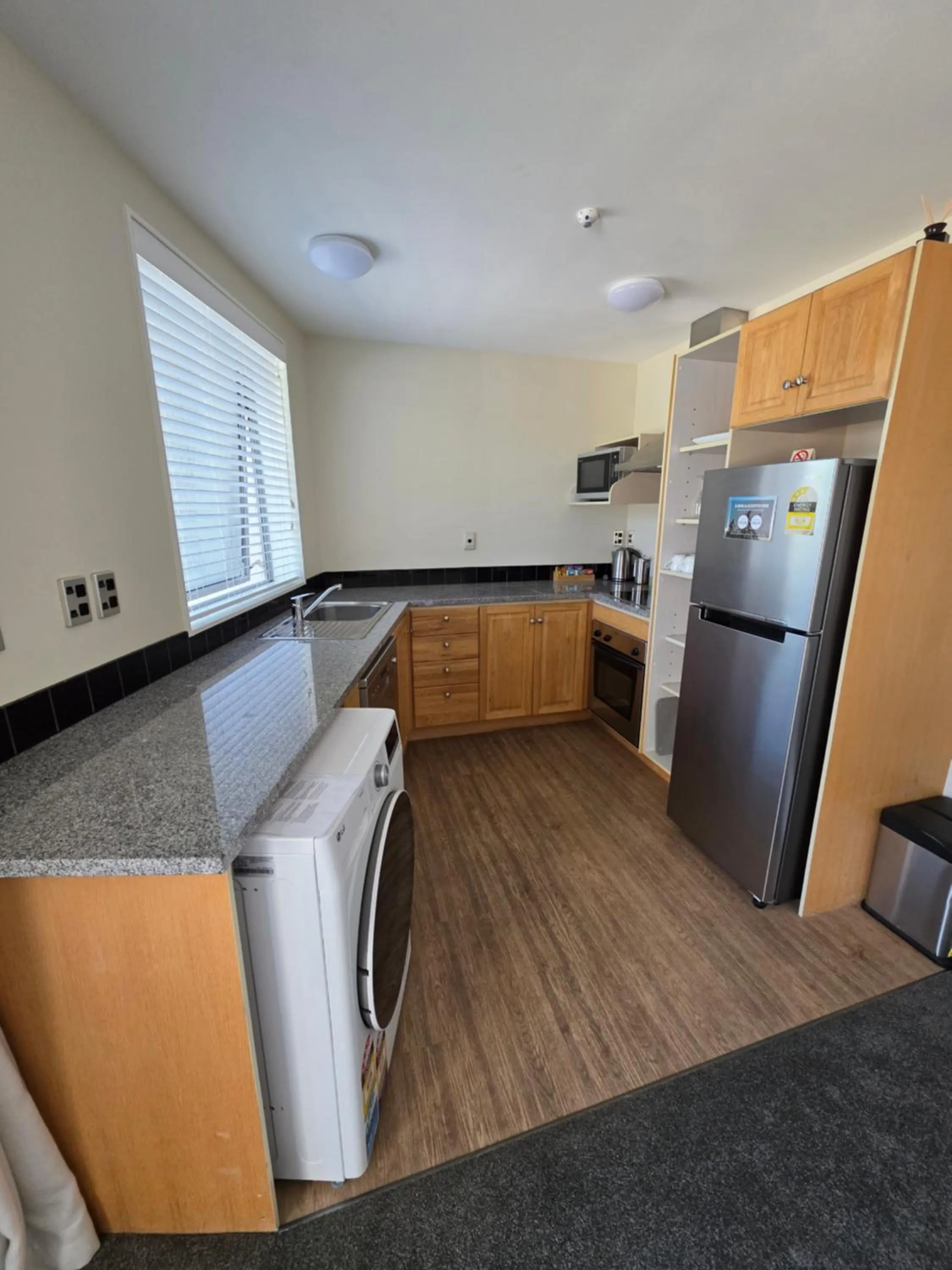 Kitchen or kitchenette in Kaikoura Waterfront Apartments